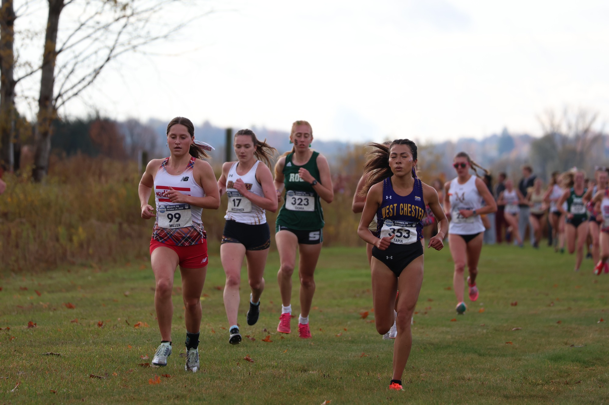 Kristina Tapia running at PSAC Championships