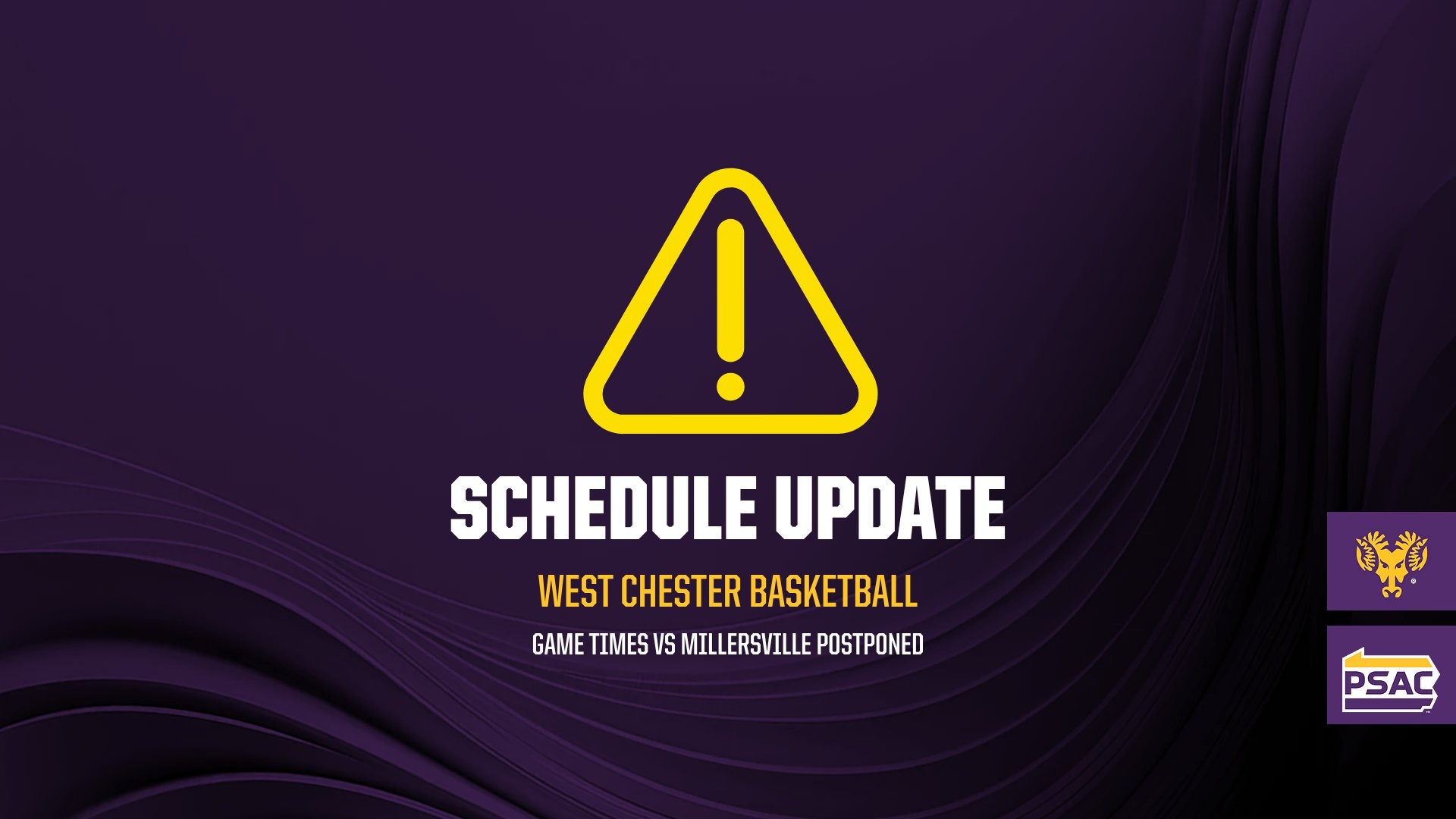 MILLERSVILLE BASKETBALL POSTPONED