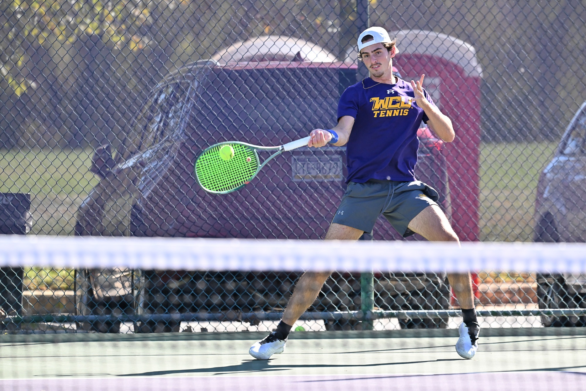 WCU men's tennis play vs St. Thomas Aquinas on 10-21
