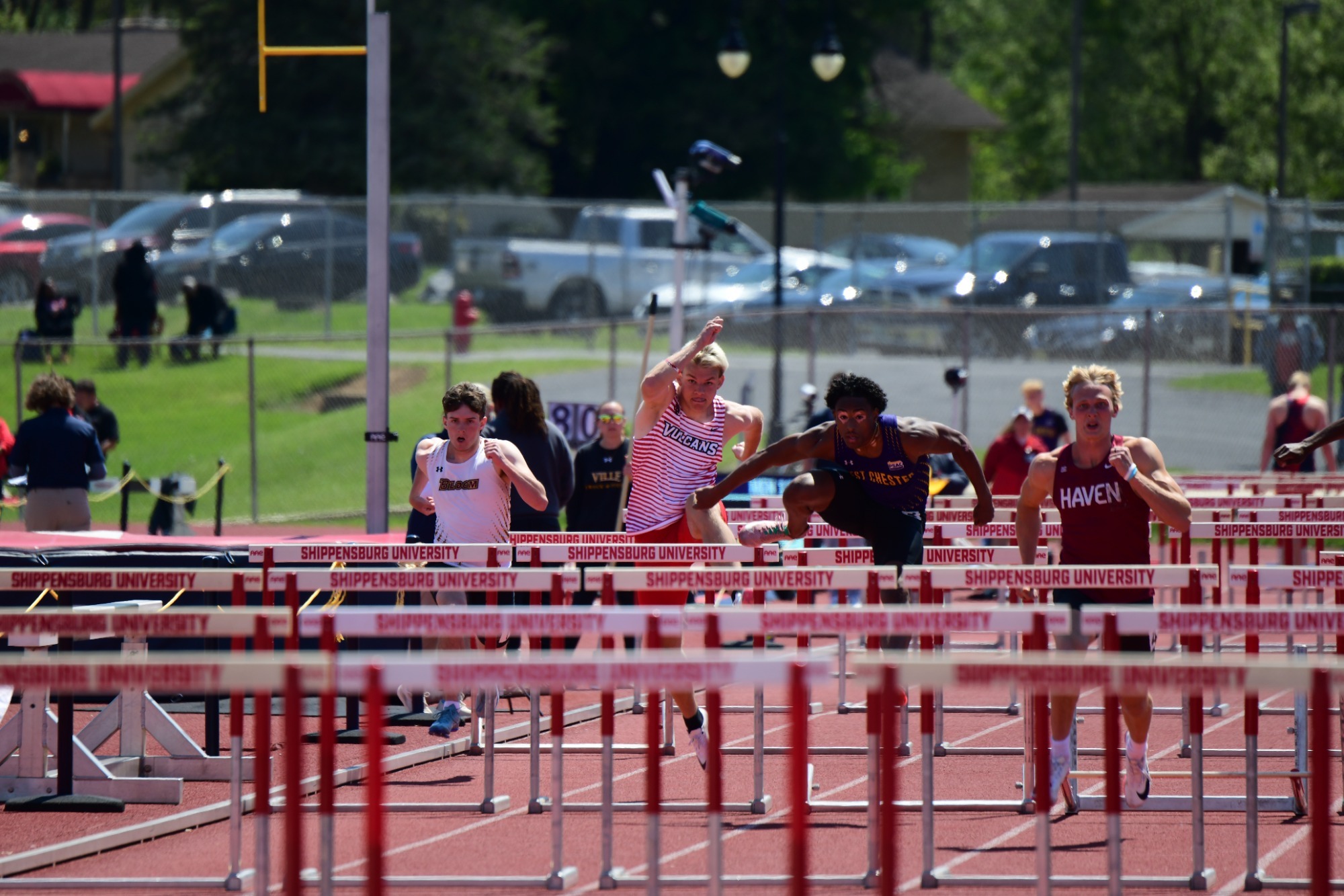 Haven Sims Pagan Hurdles in 110 hurdles at PSAC OUTDOOR CHAMPIONSHIPS