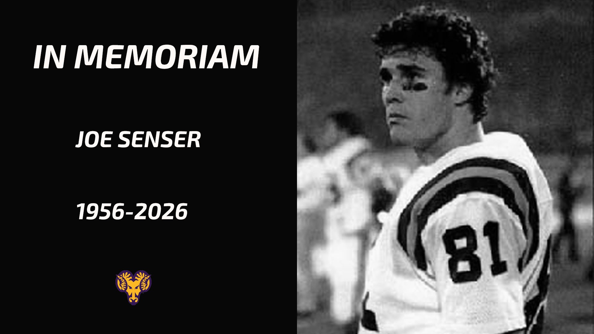 JOE SENSER IN MEMORIAM