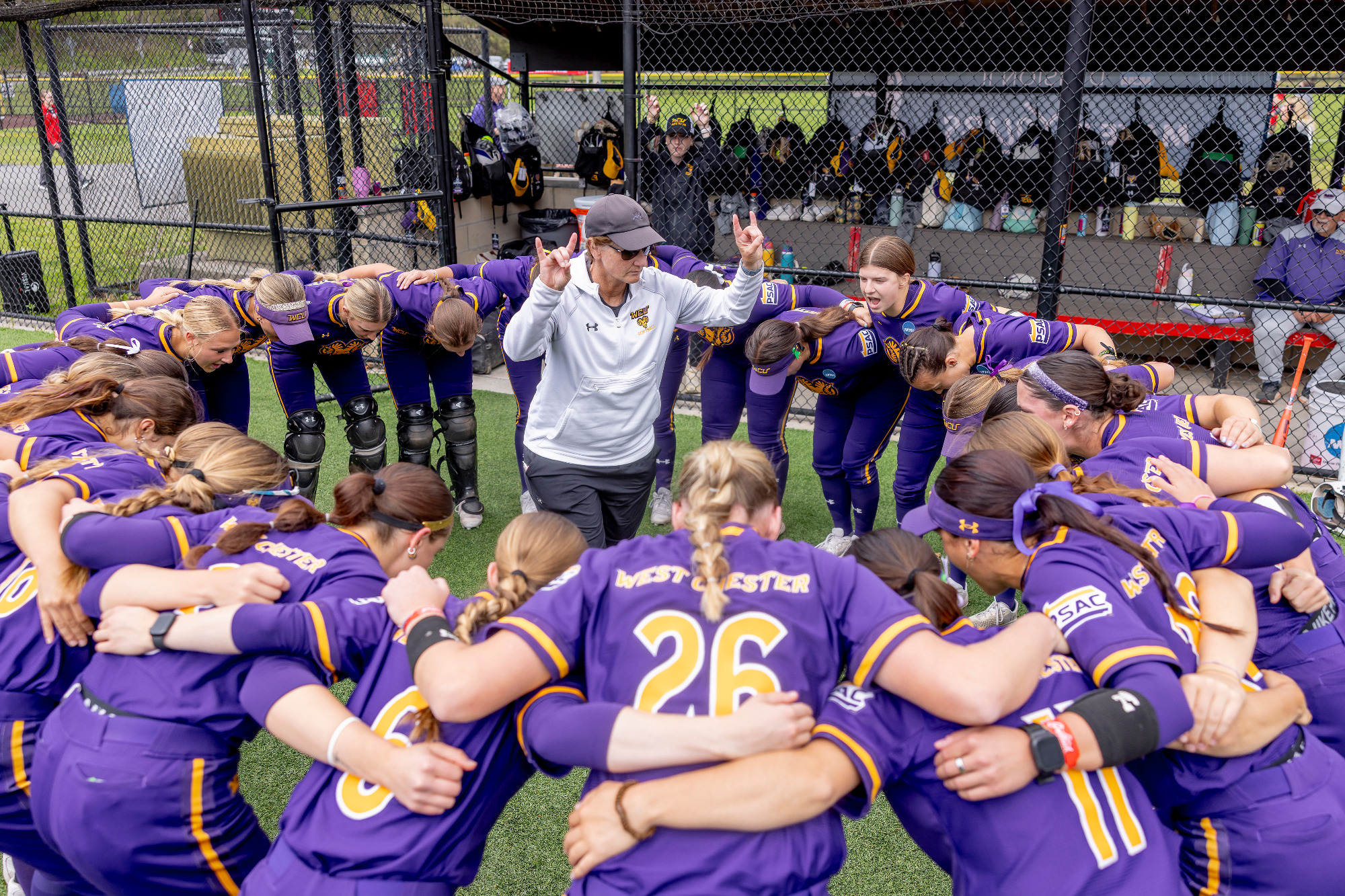 WCU head coach Diane Lokey gives the 