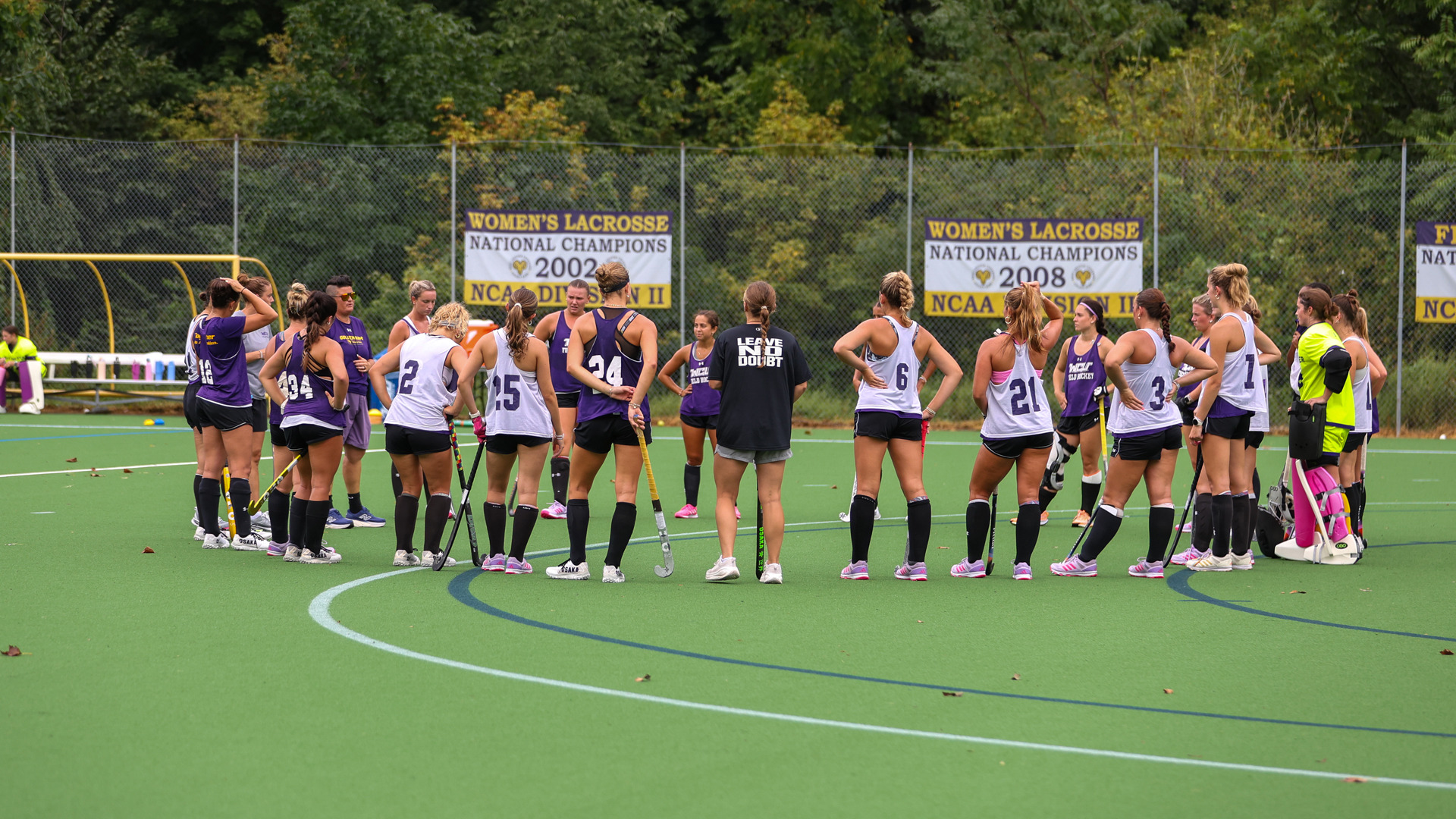 FH team huddle after practice