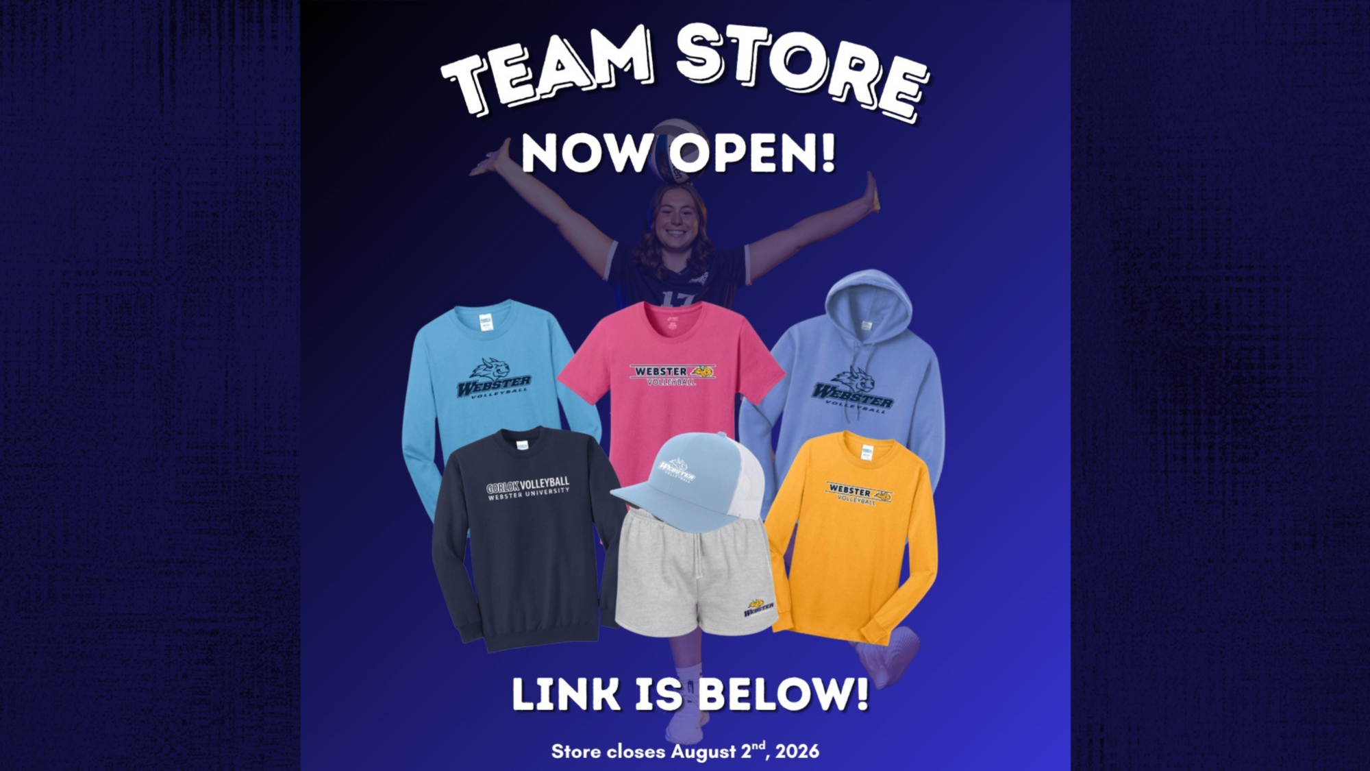 Volleyball team store now open