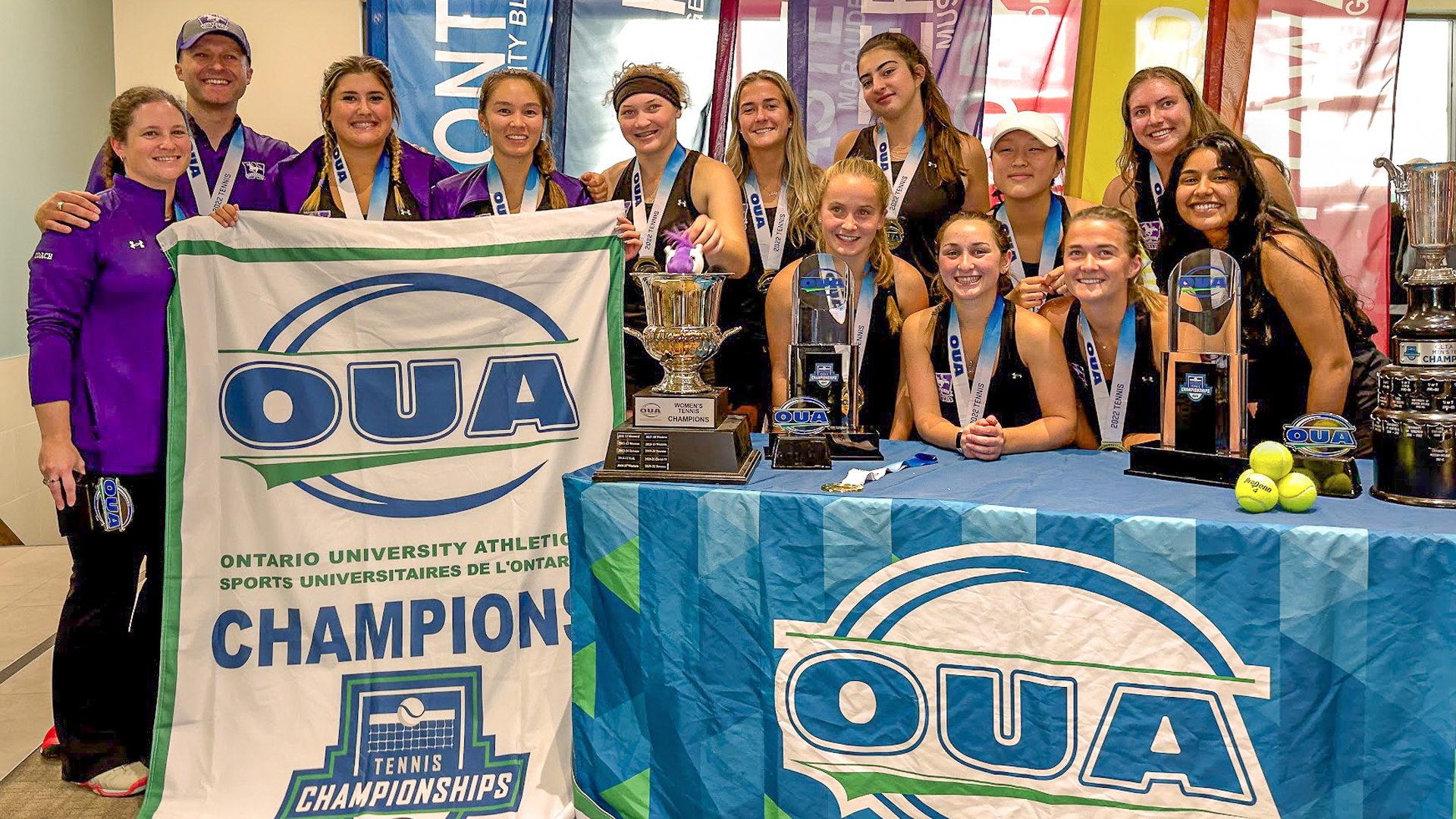 OUA Women's Tennis Championship Banner Shot 2022 