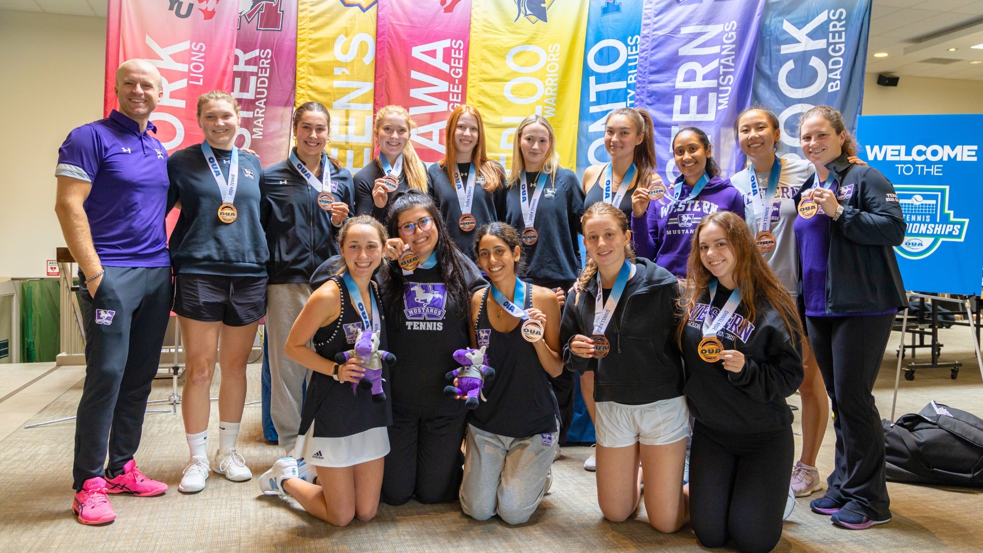 2024 OUA Women's Tennis Team Bronze Medal