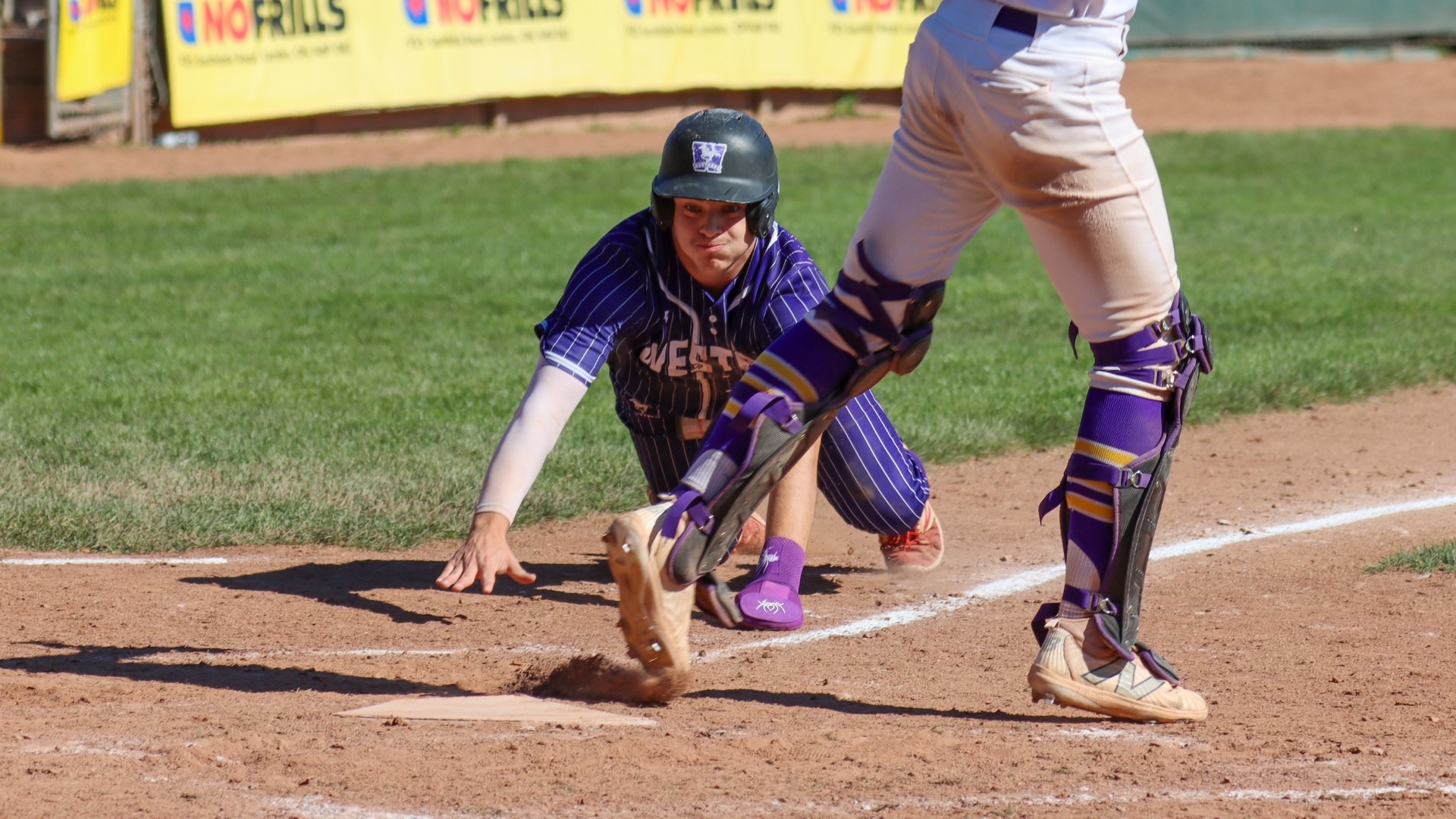 Mustangs Baseball slide Oct 5 2024 vs. Laurier