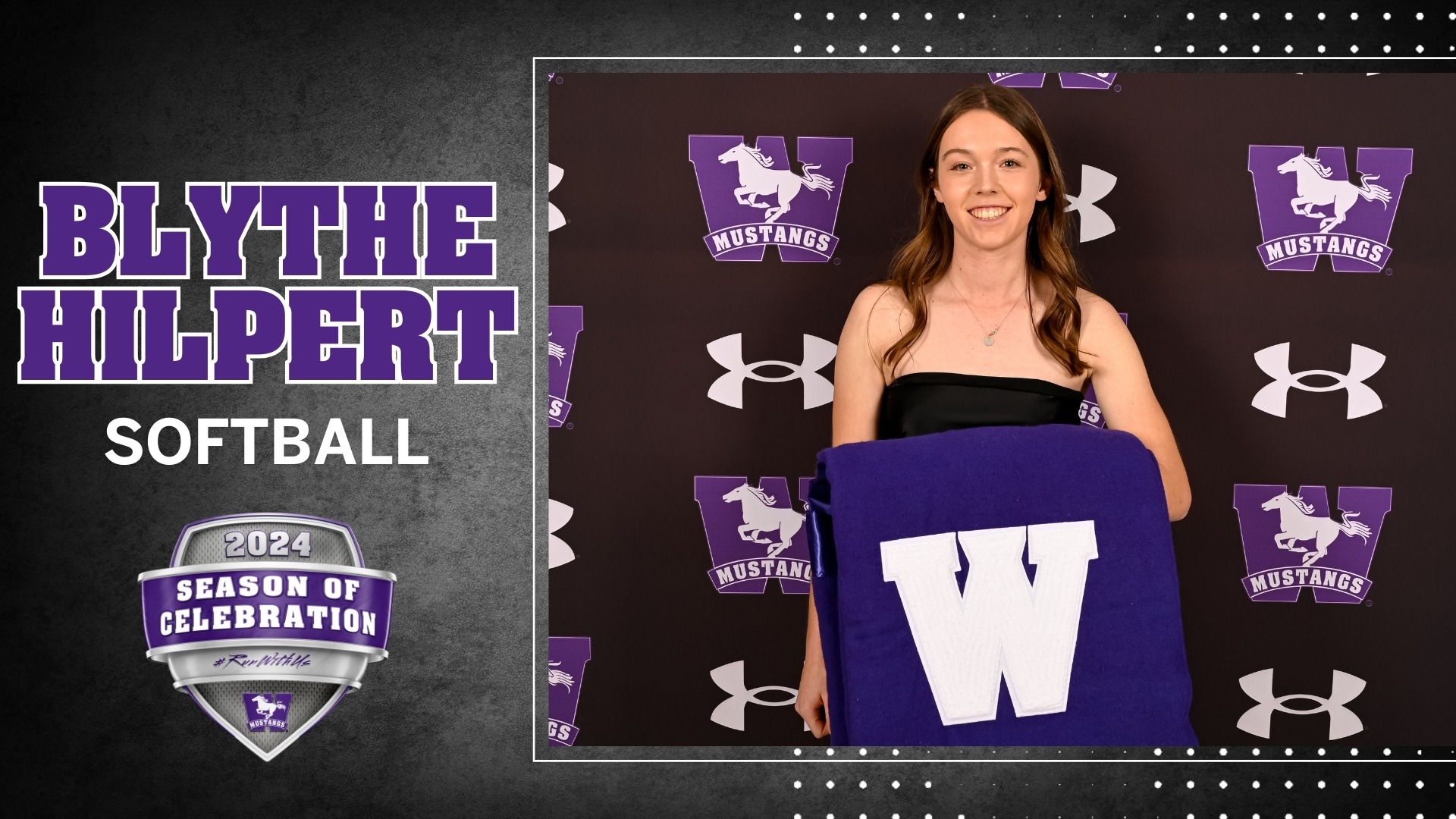 2023-24 Mustangs Purple Blanket Profiles: Blythe Hilpert