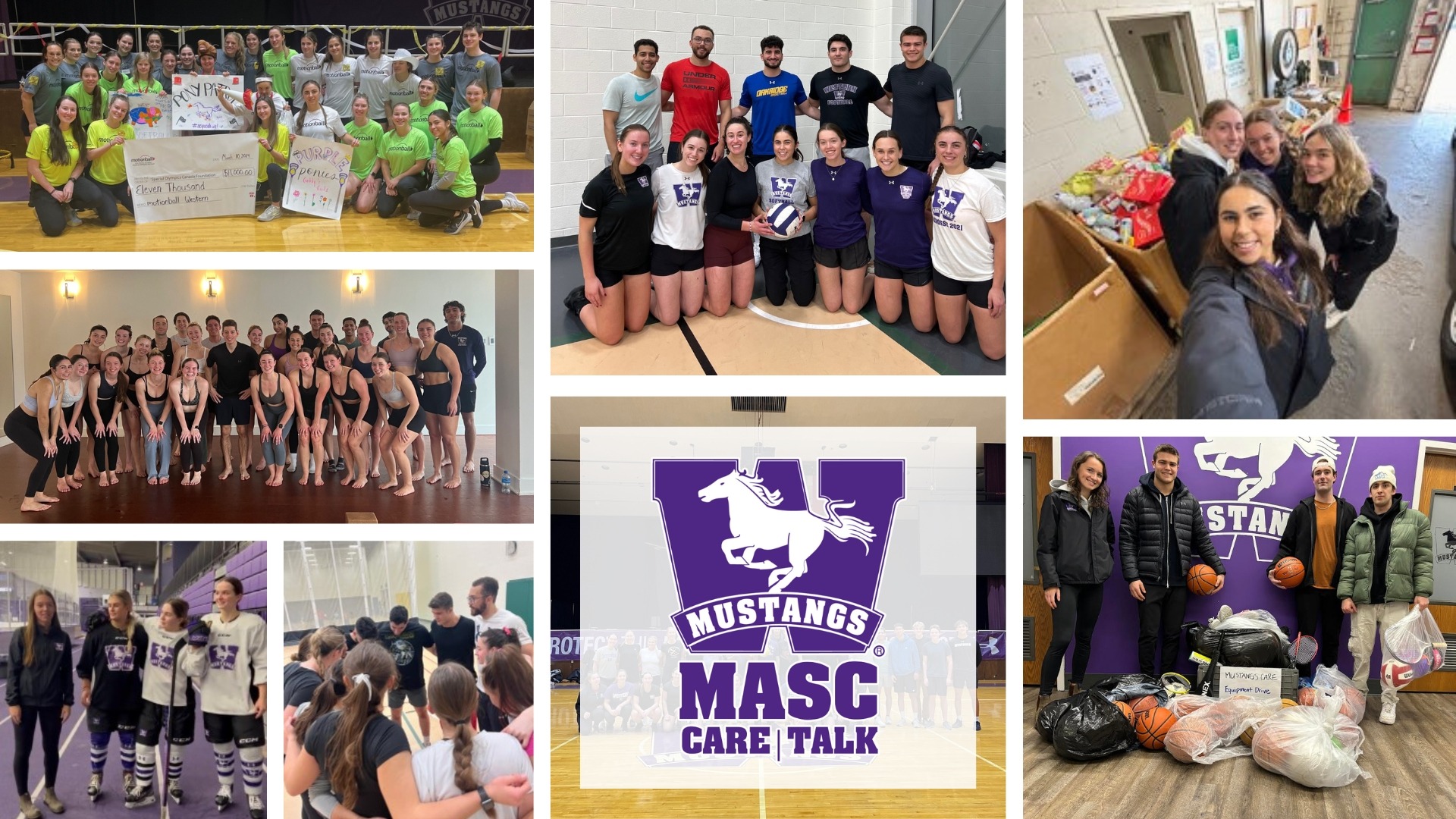 MASC/Mustangs Care/Mustangs Talk Collage 2023-24