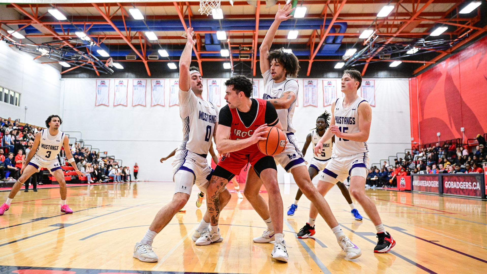 Mustangs defend against Brock