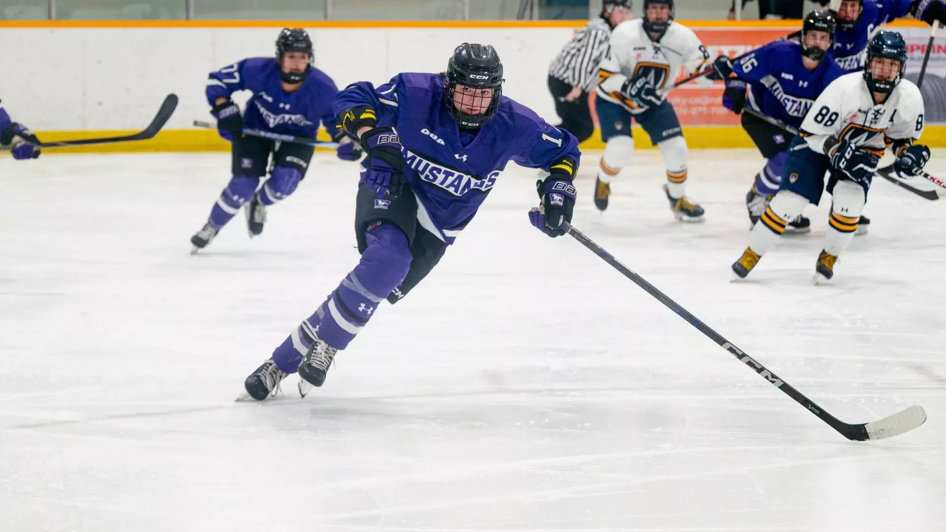 Alana Tymochko skates during a game against Windsor