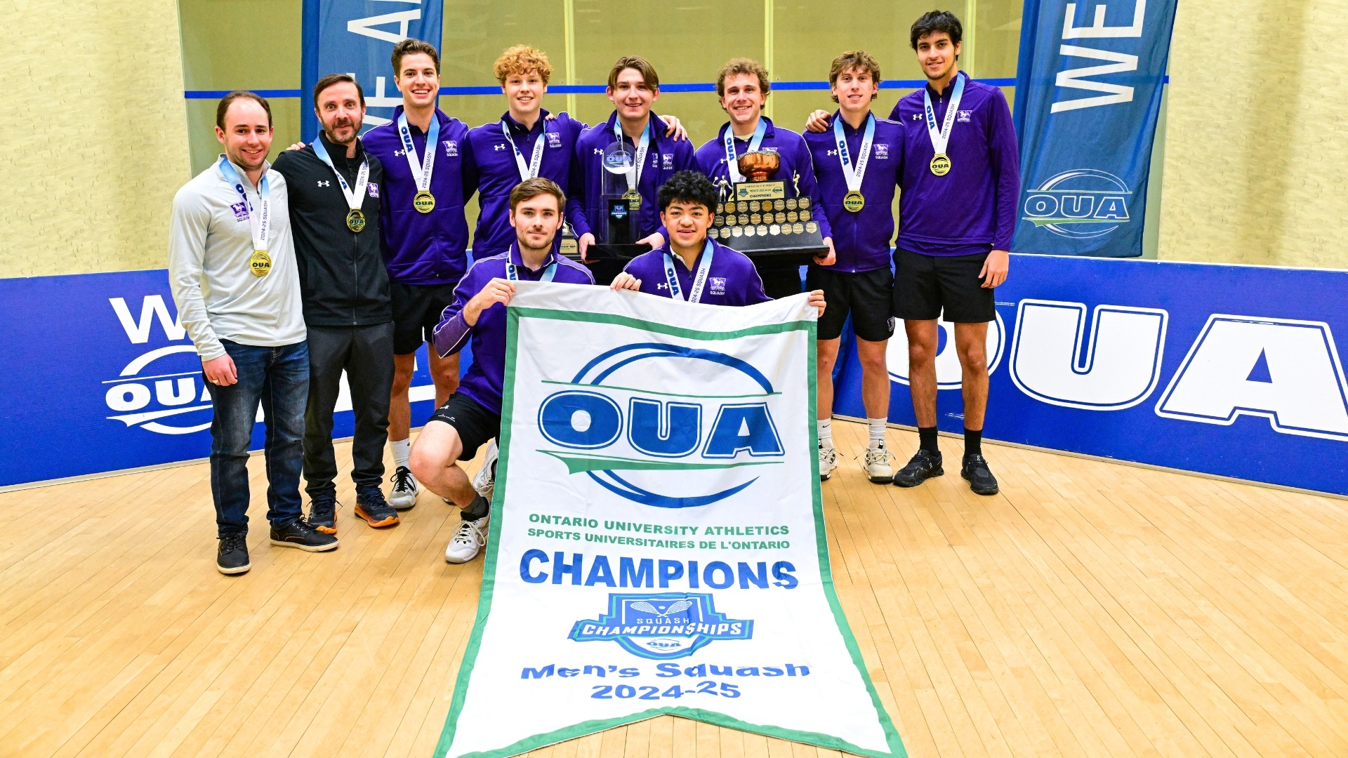 2025 OUA Men's Squash Championship Banner Shot