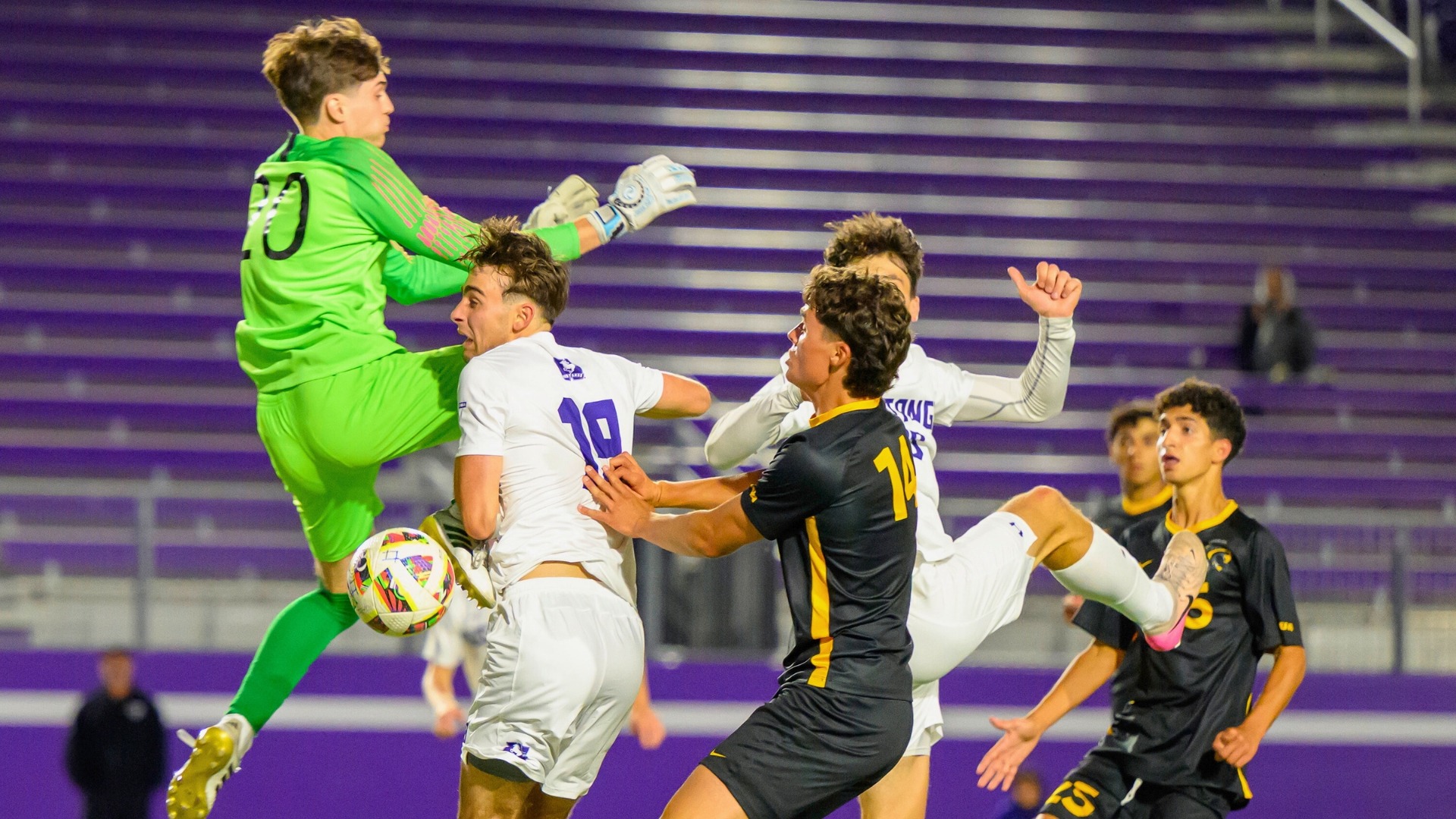 Group battles for the ball - vs WAT Aug 29