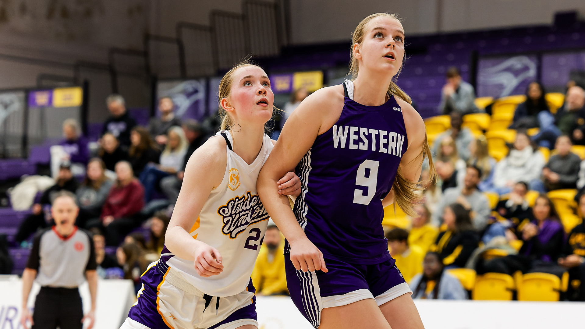 Natalie Van Heeswyk guards against Laurier - Jan 16 2026