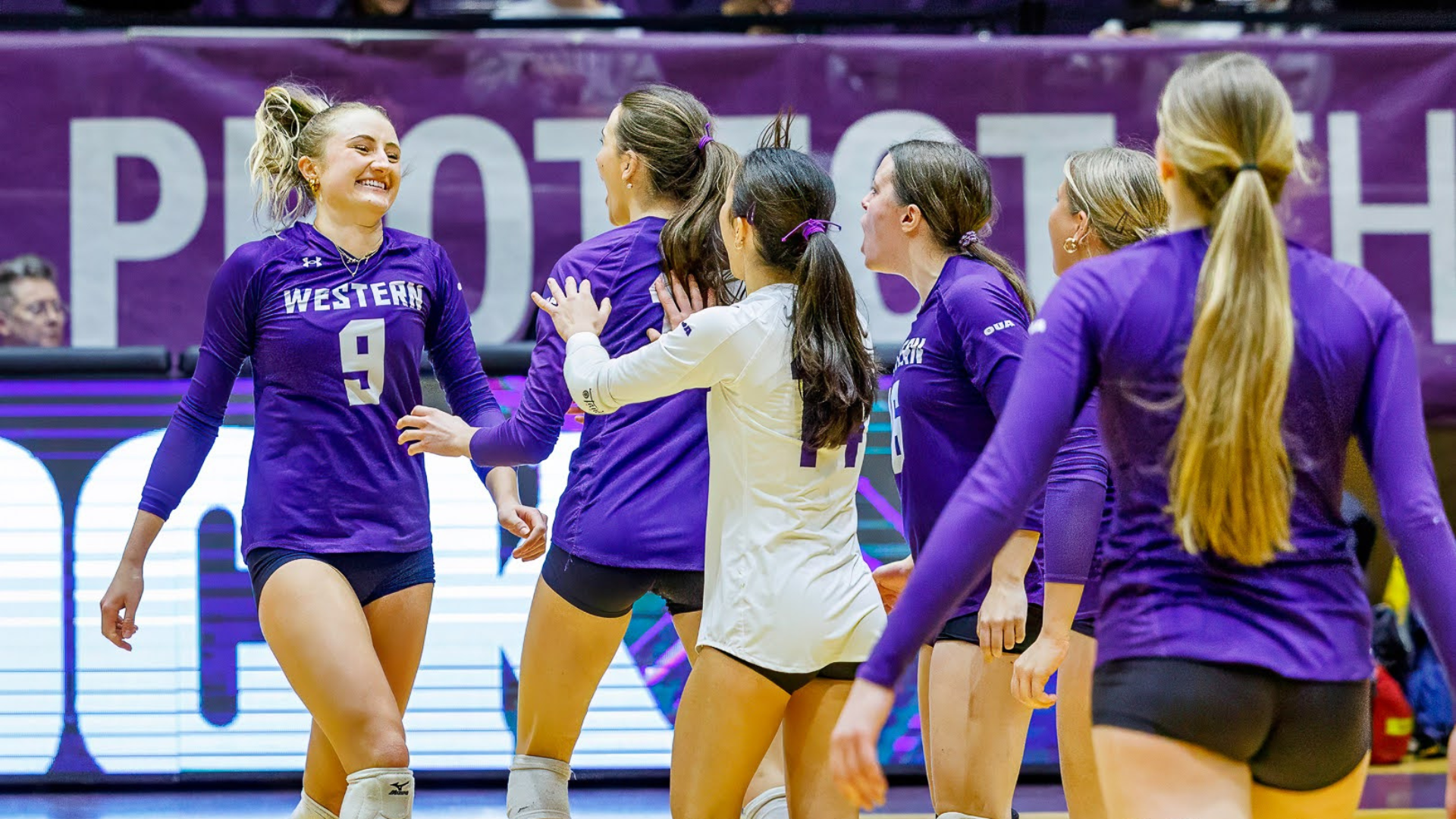 Mustangs celebrate point against Ottawa