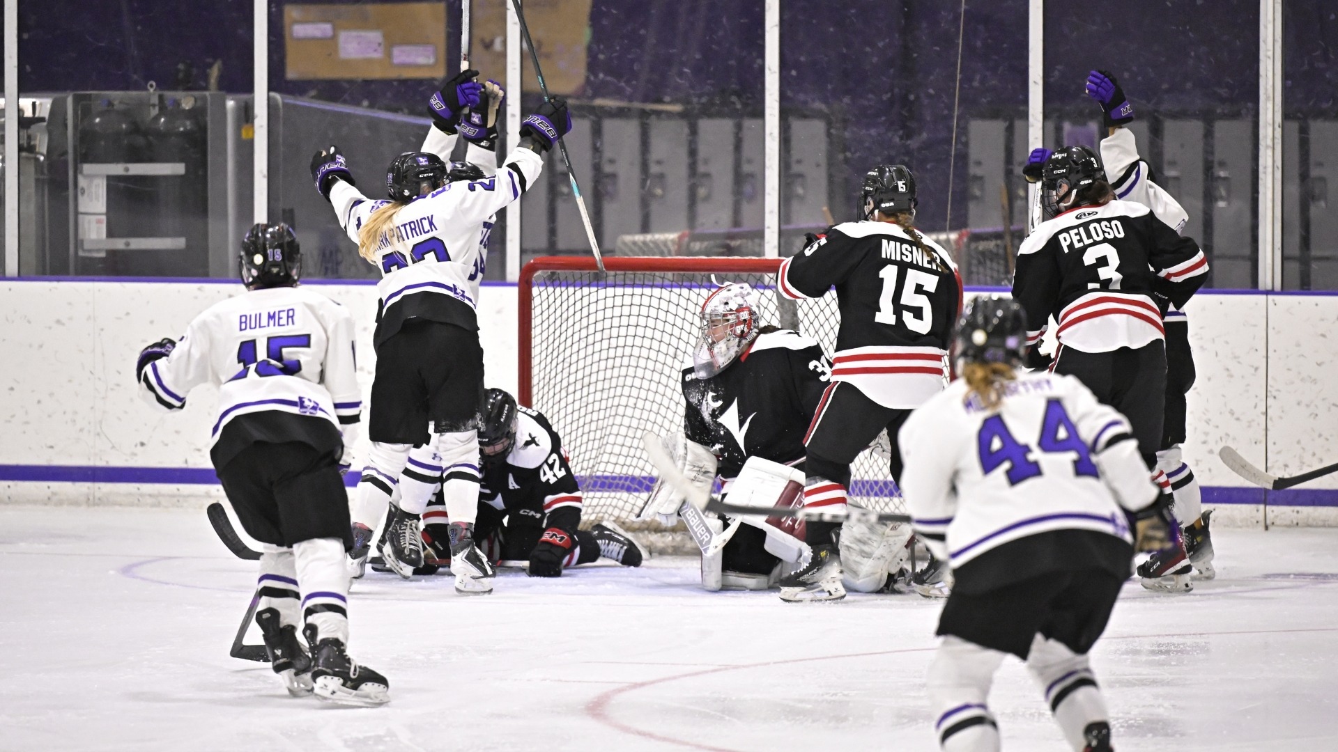 Mustangs celebrate goal over Carleton - Oct 23 2026