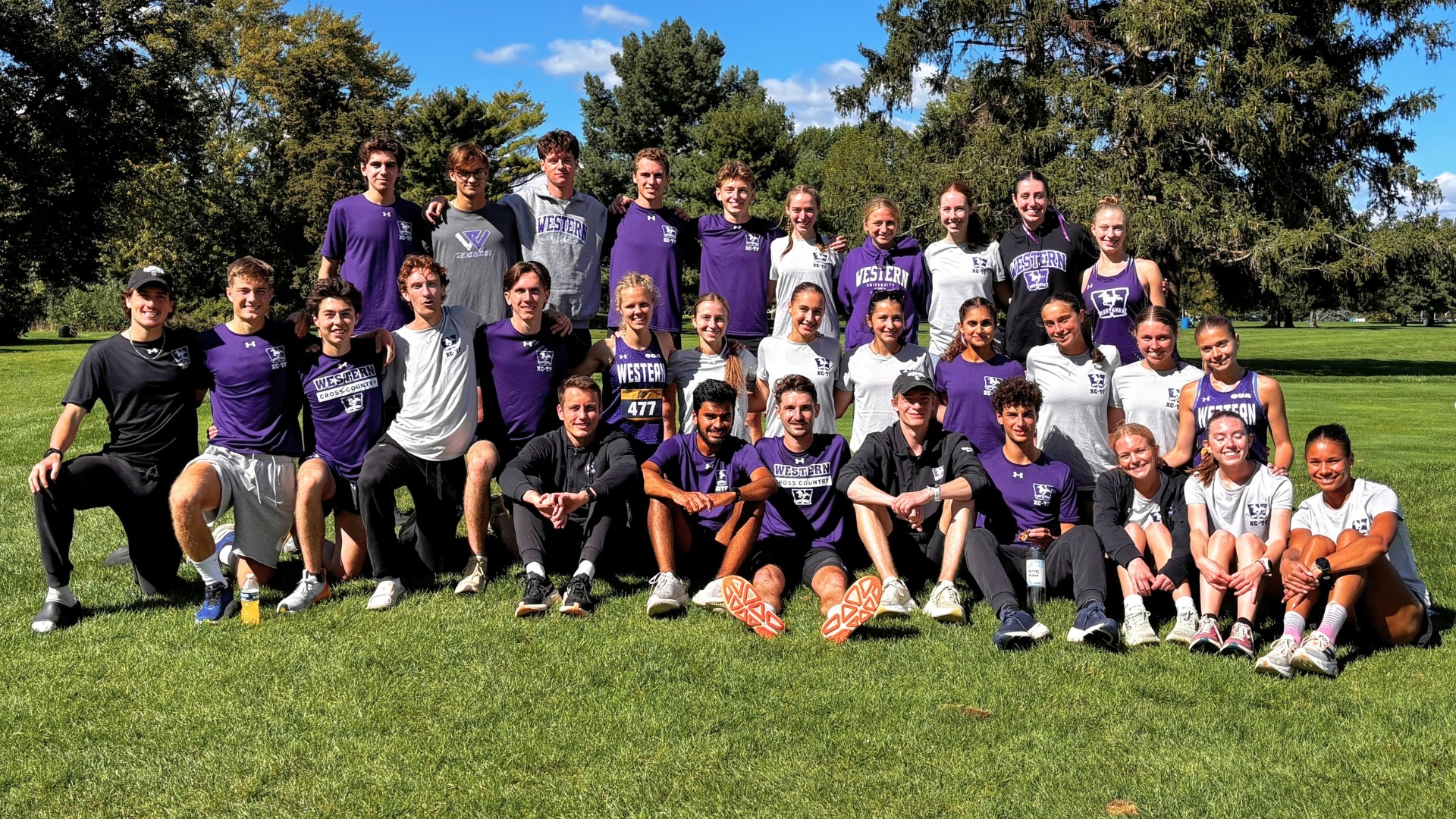 Cross Country team at 2026 Notre Dame meet