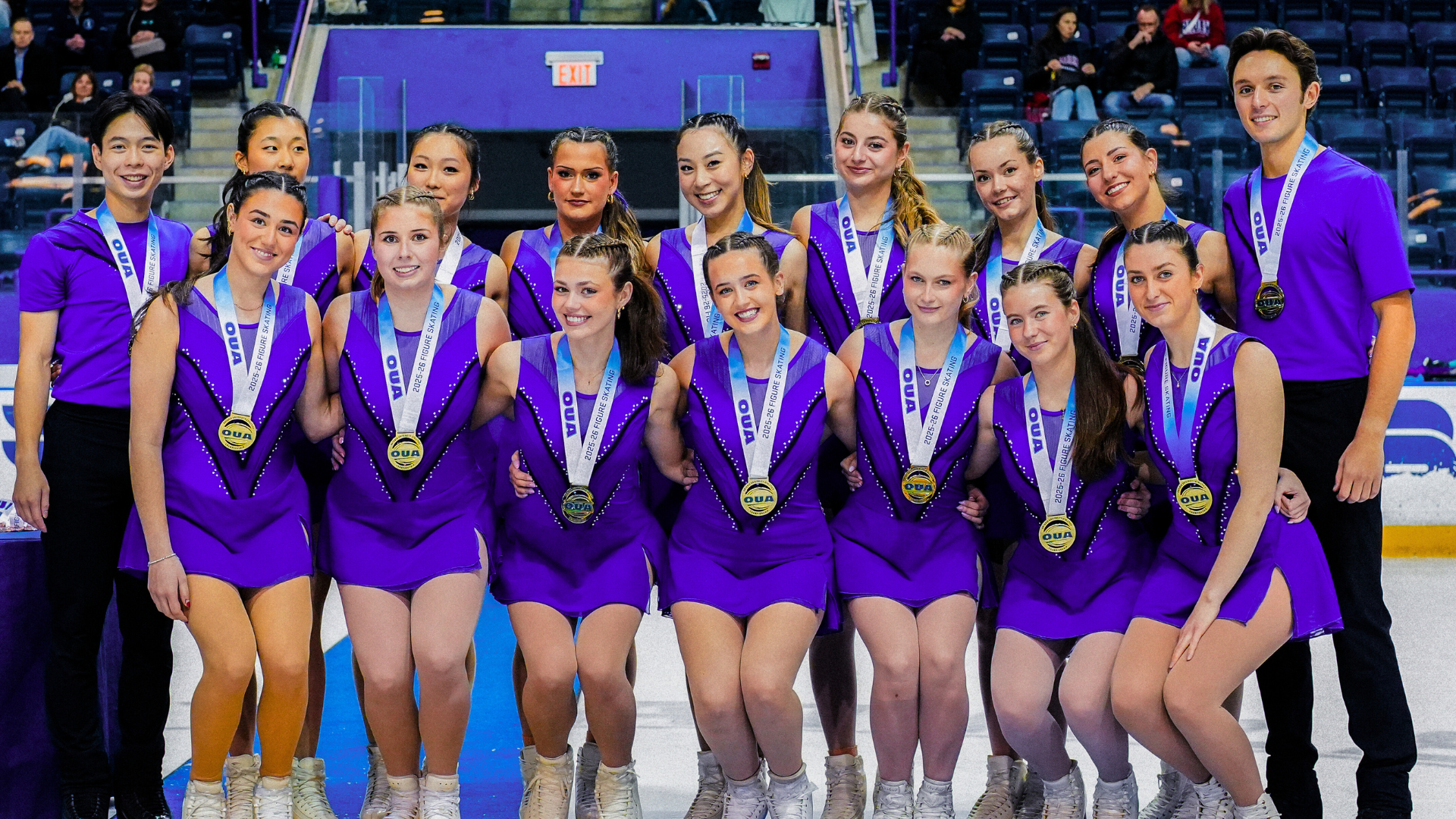 Sychro team at 2026 OUA Figure Skating Championship