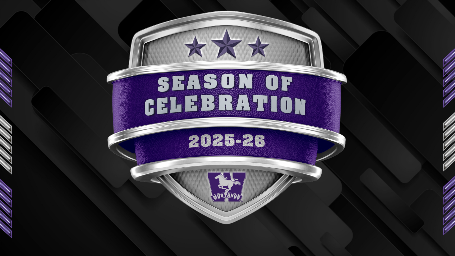 2026 Mustangs Season of Celebration Logo