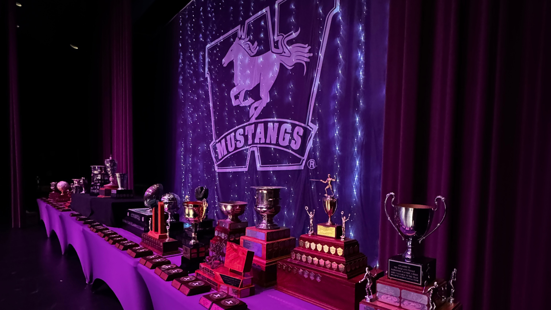 2026 Mustangs Awards Stage