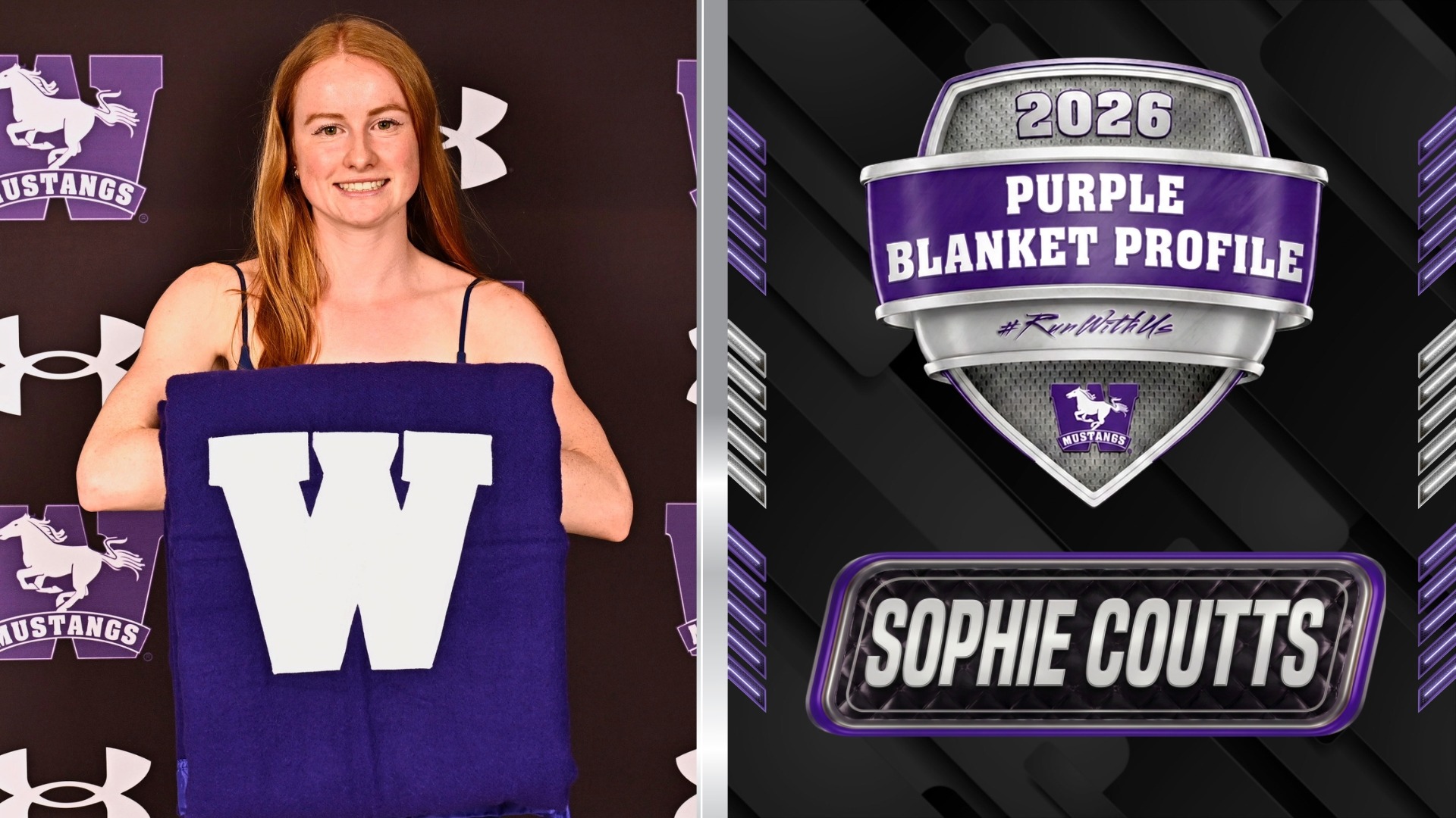 2026 Season of Celebration: Sophie Coutts - Cross Country & Track and Field (Purple Blanket Profile)