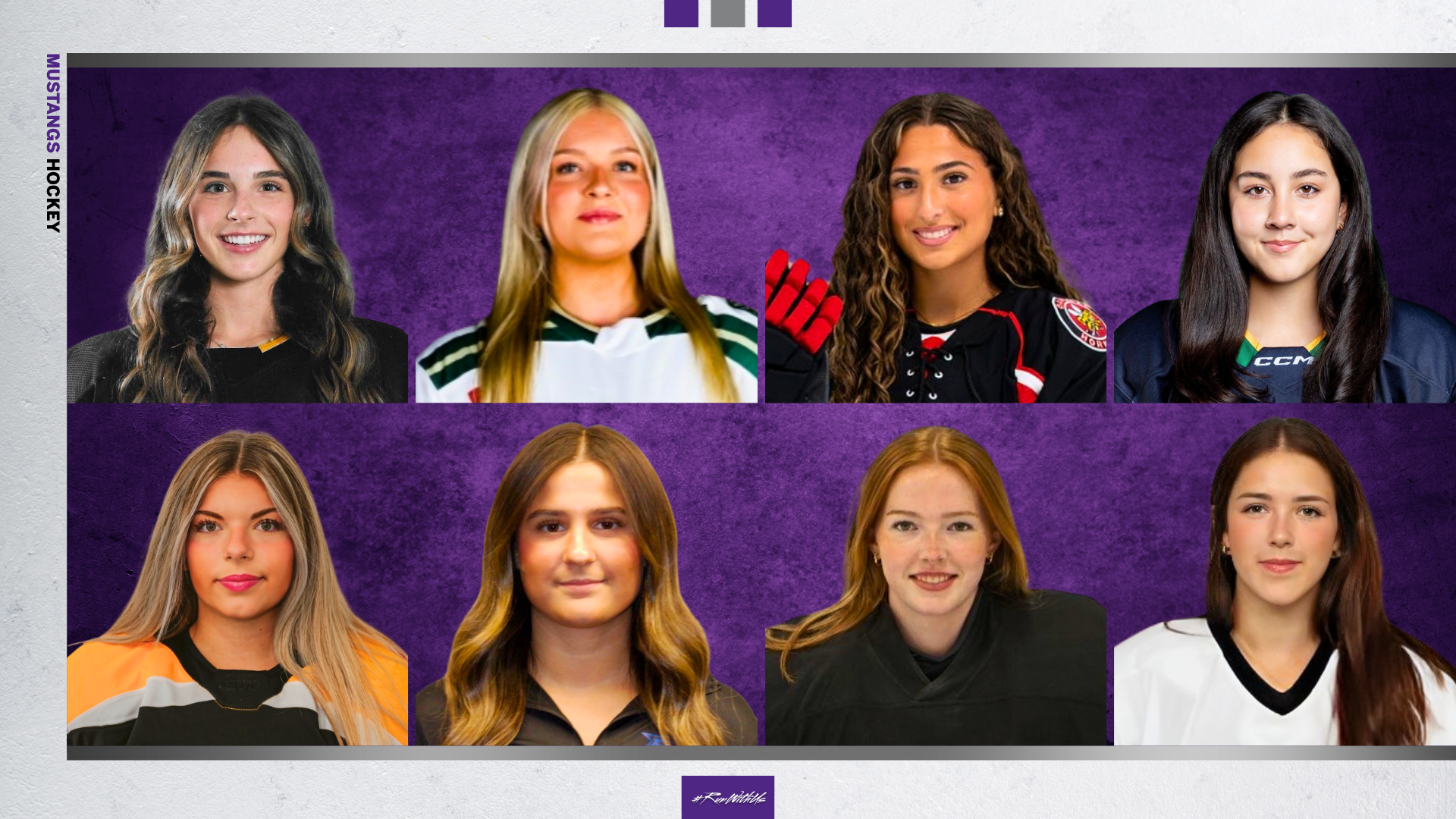 2026 Mustangs Women's Hockey Recruit Class
