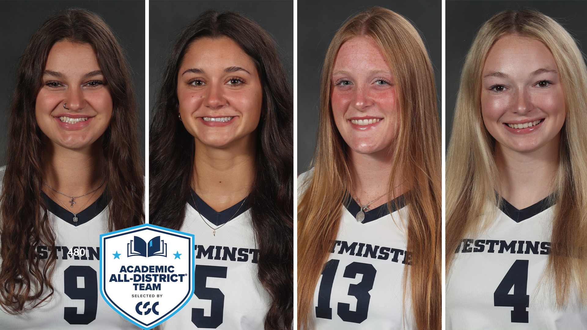 2025 Women's volleyball CSC Academic All-District