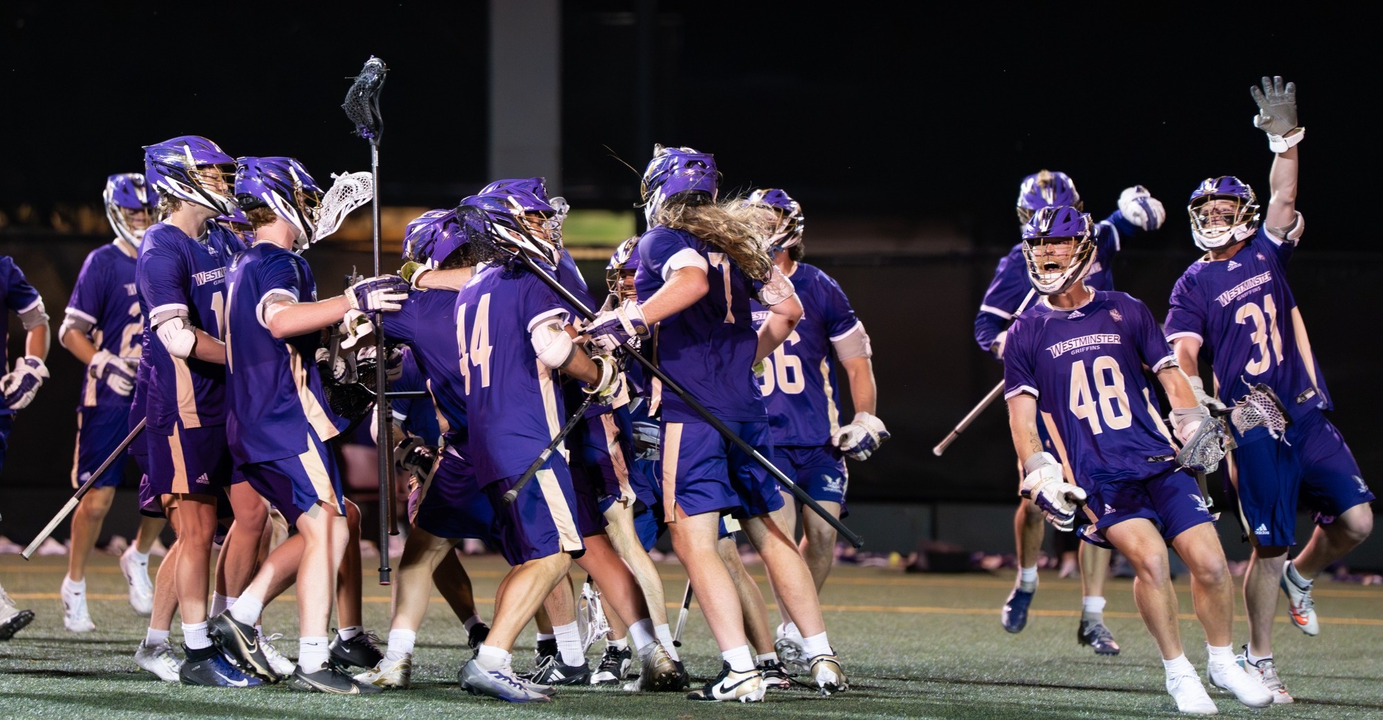 MLAX Celebrating