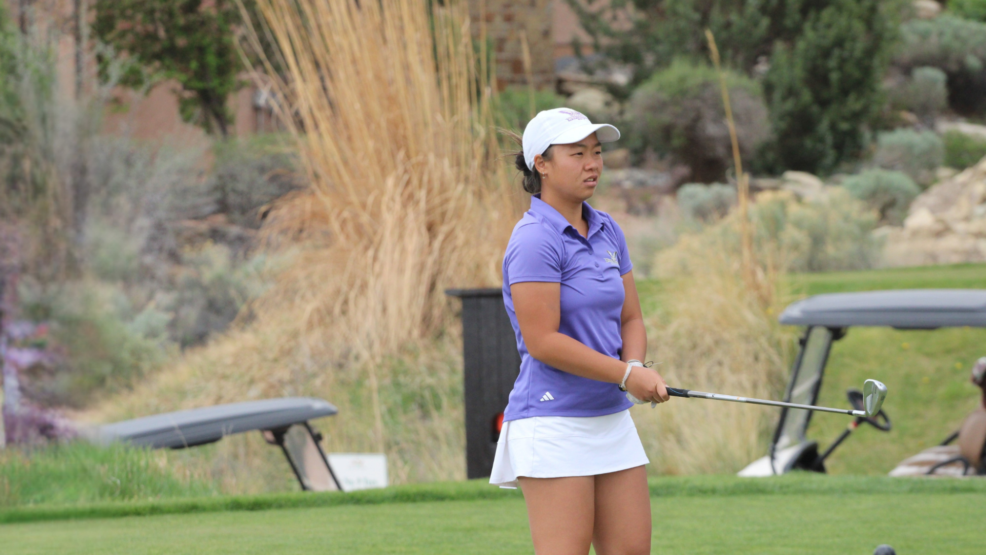 Lam teeing off