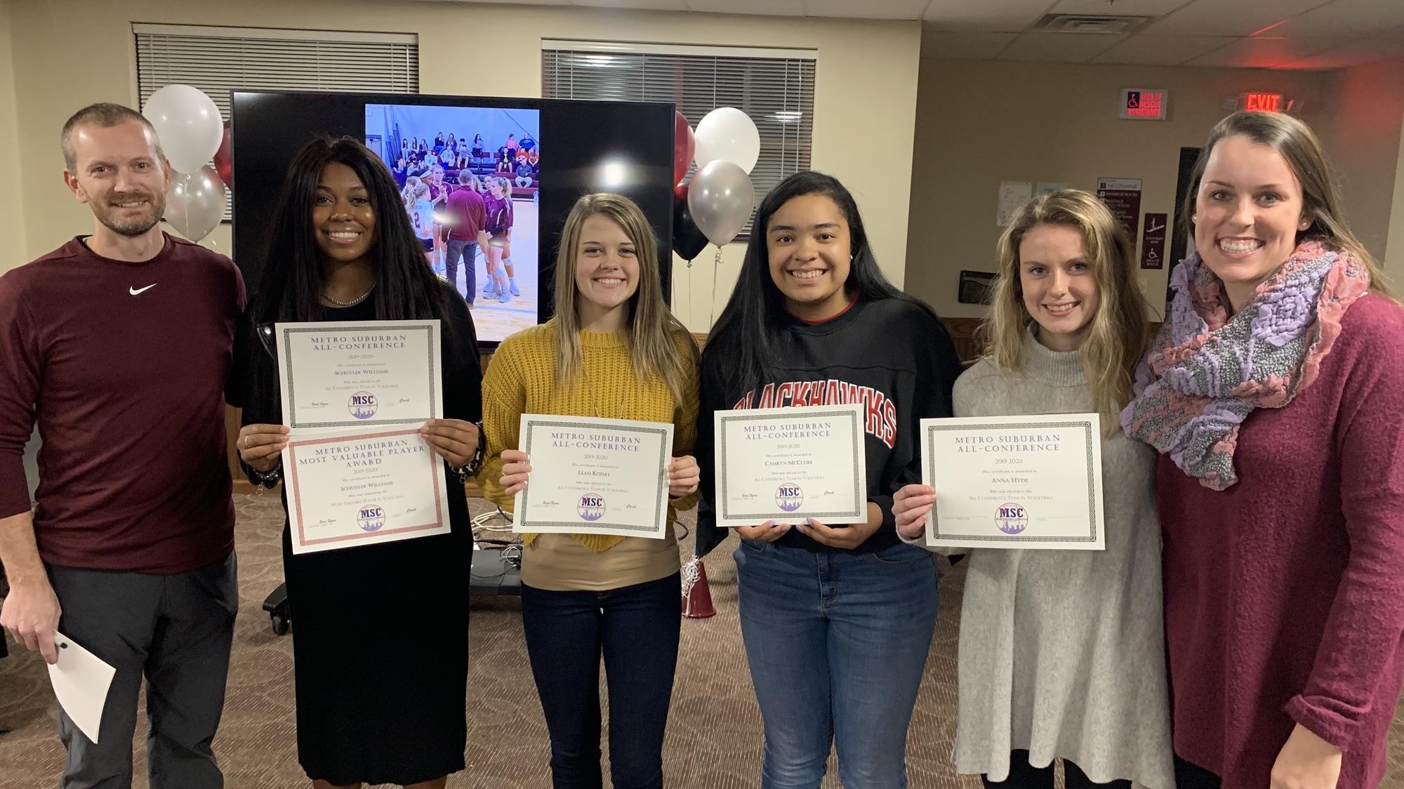 2019 Girls Volleyball All MSC