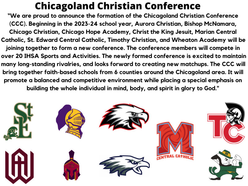 Wheaton Academy Joins a New Conference Update for the 20232024 school