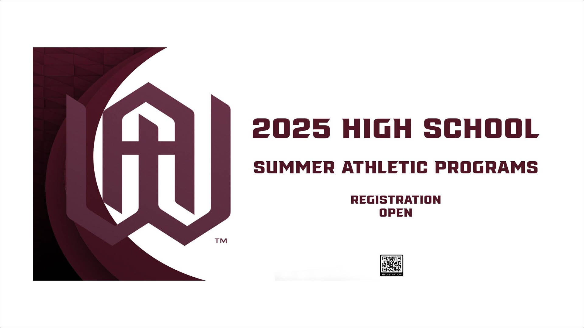 2025 High School Summer Camp Registration 