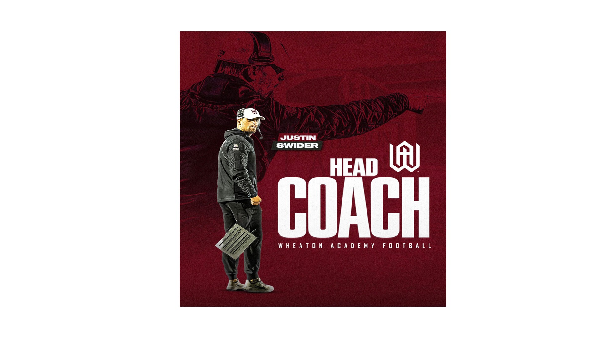 Justin Swider as head Coach