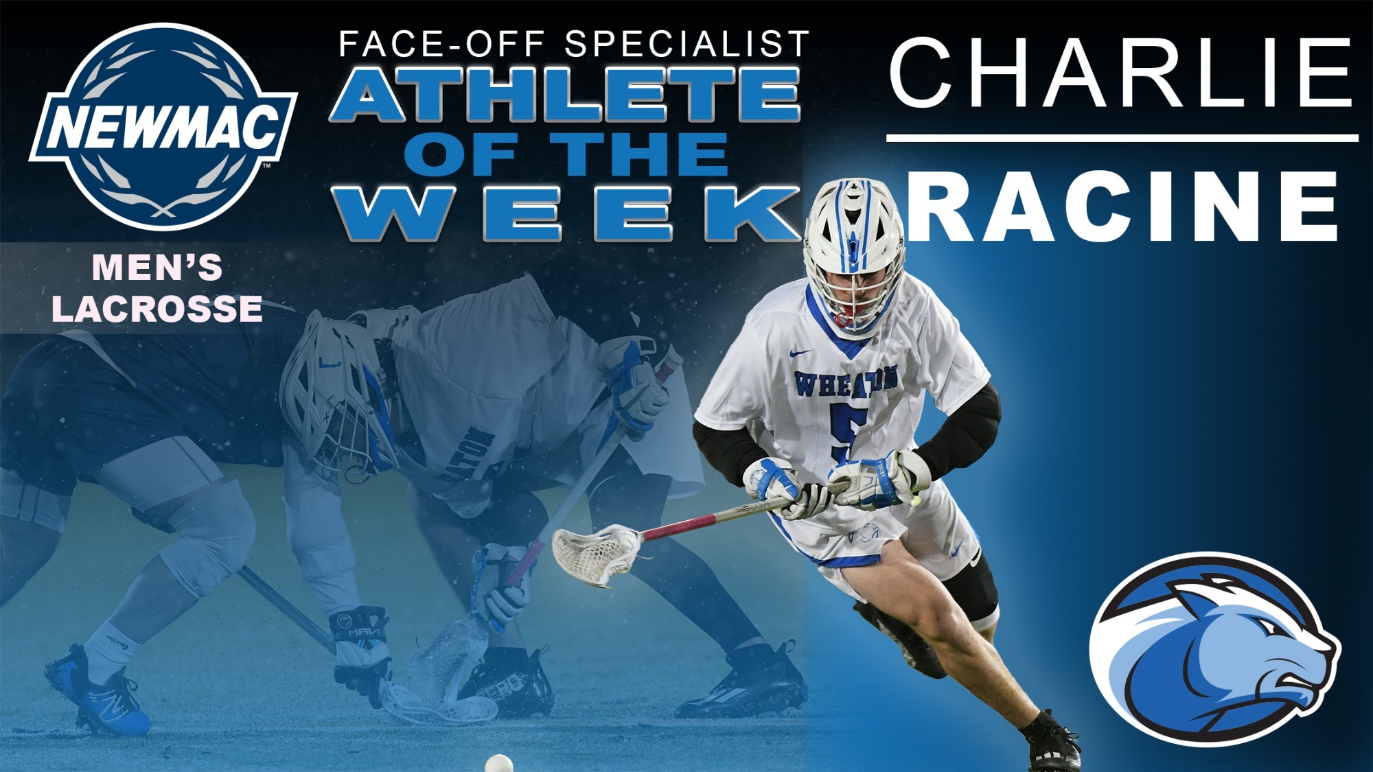 Racine Named NEWMAC Men's Lacrosse FaceOff Specialist of the Week