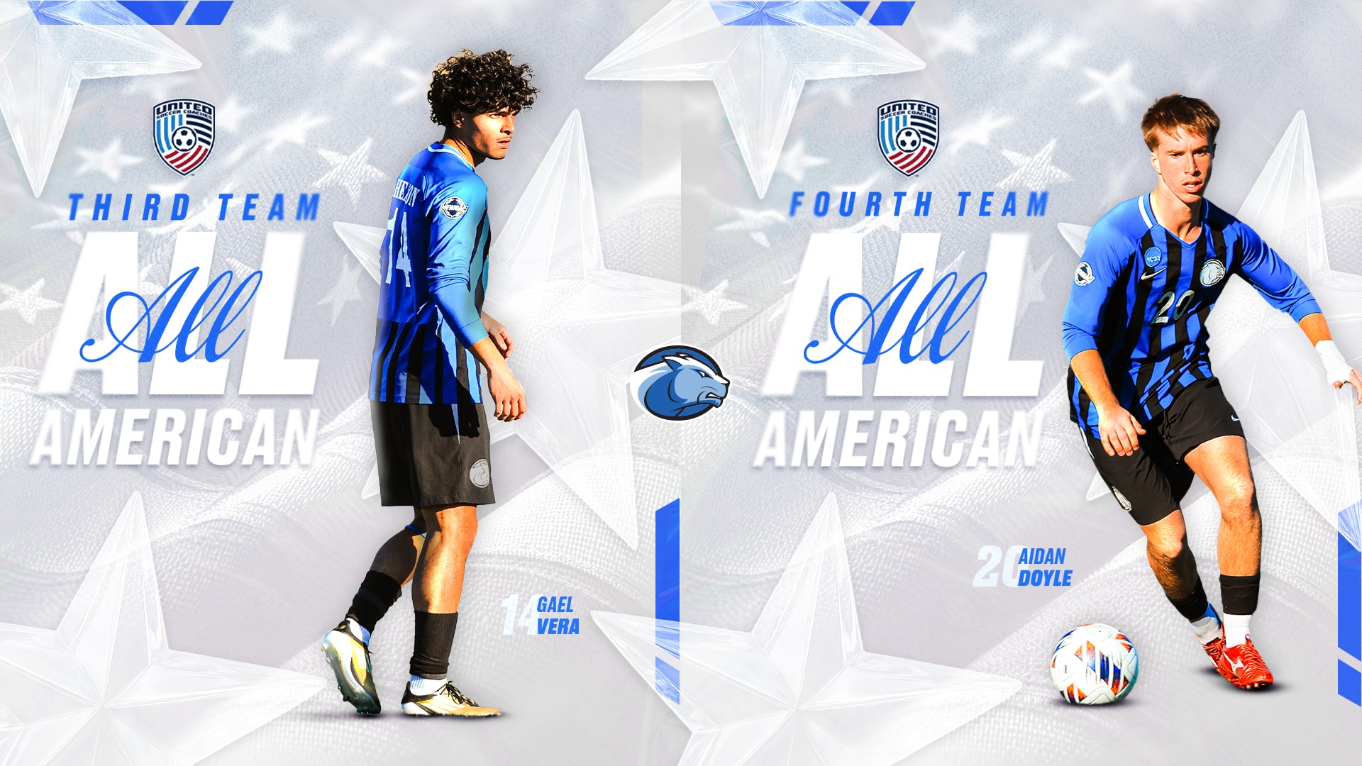 2025 United Soccer Coaches Men's Soccer All-America graphic