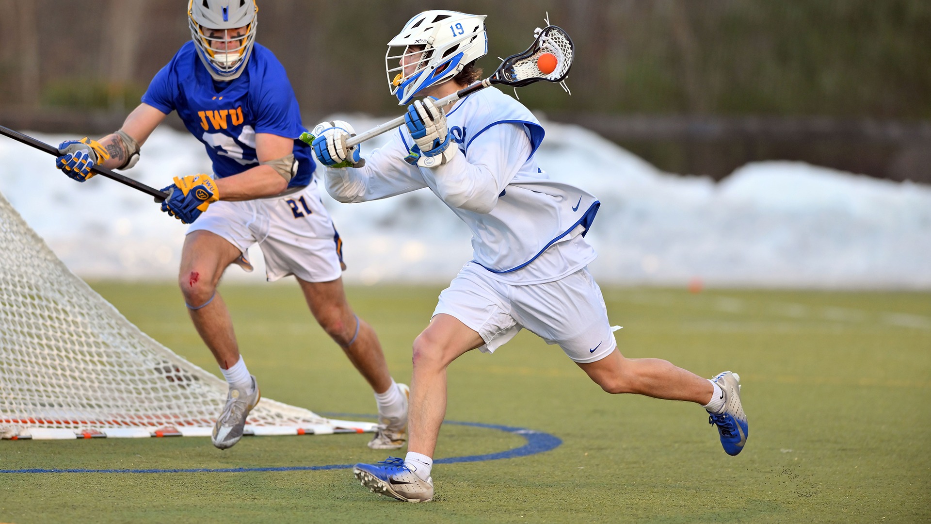 Stamatel, Theo action 2 vs. Johnson & Wales