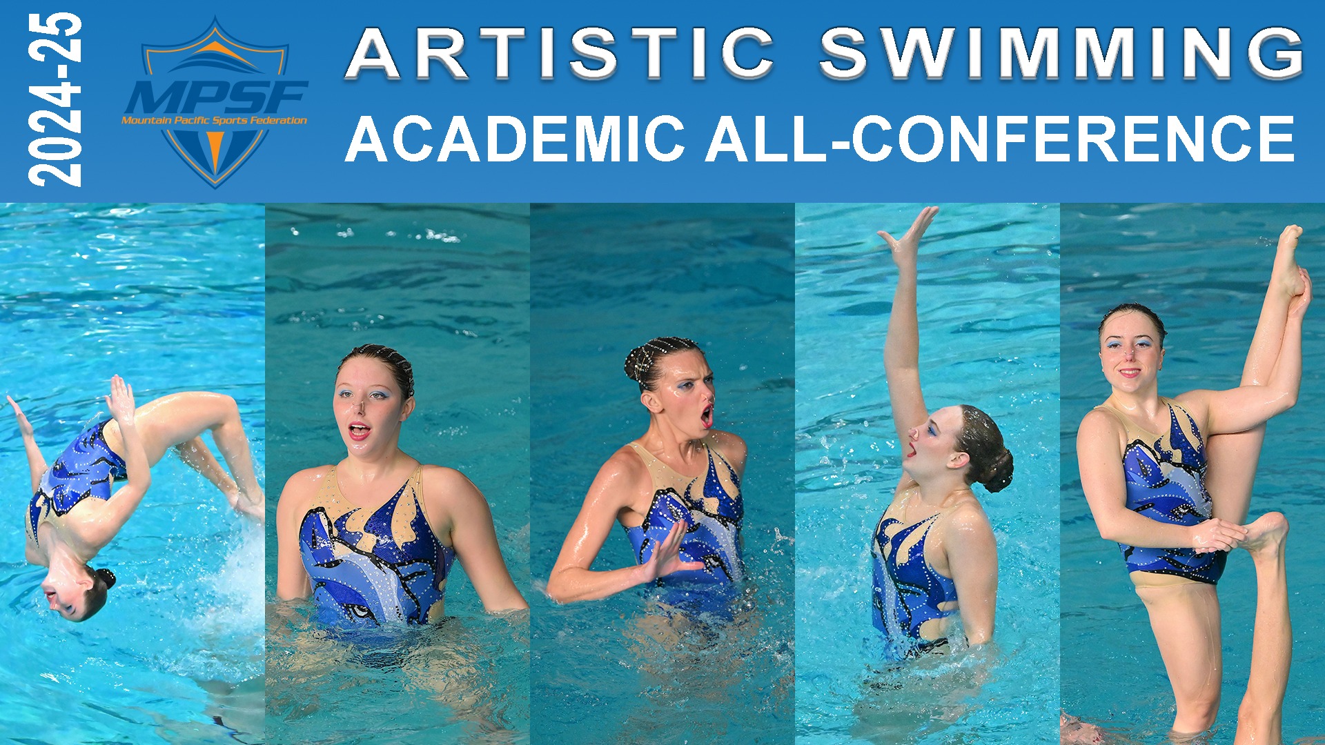 2025 MPSF Artistic Swimming All-Academic graphic