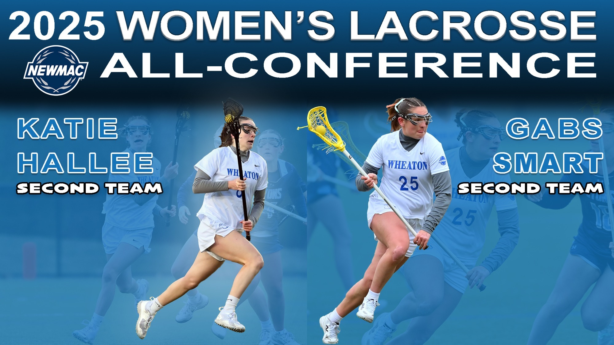 2025 NEWMAC W Lacrosse All-Conference graphic