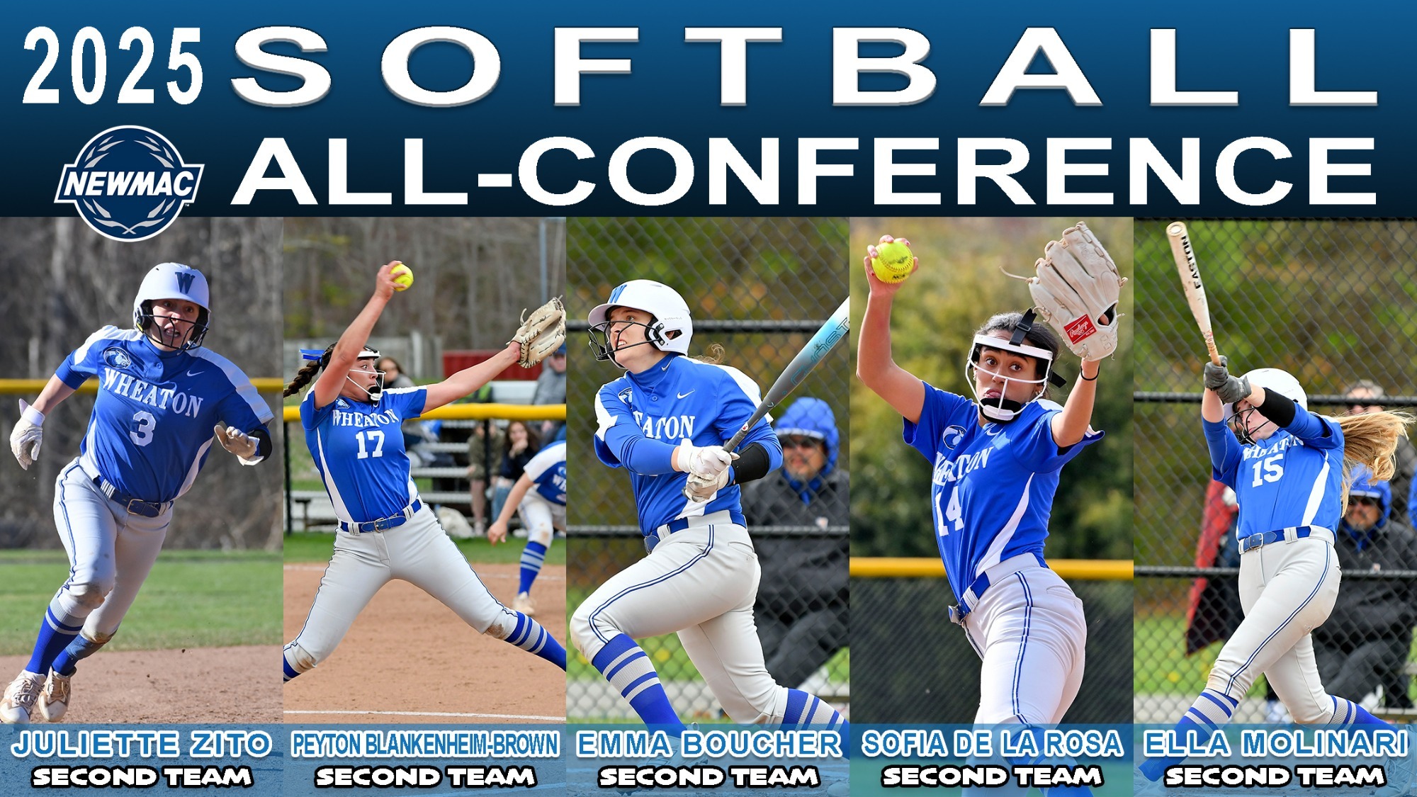 2025 NEWMAC Softball All-Conference graphic