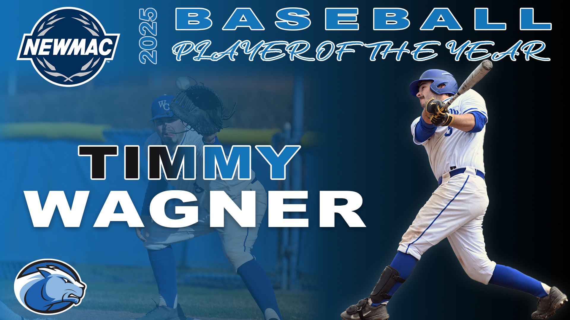2025 NEWMAC Baseball Player of the Week graphic
