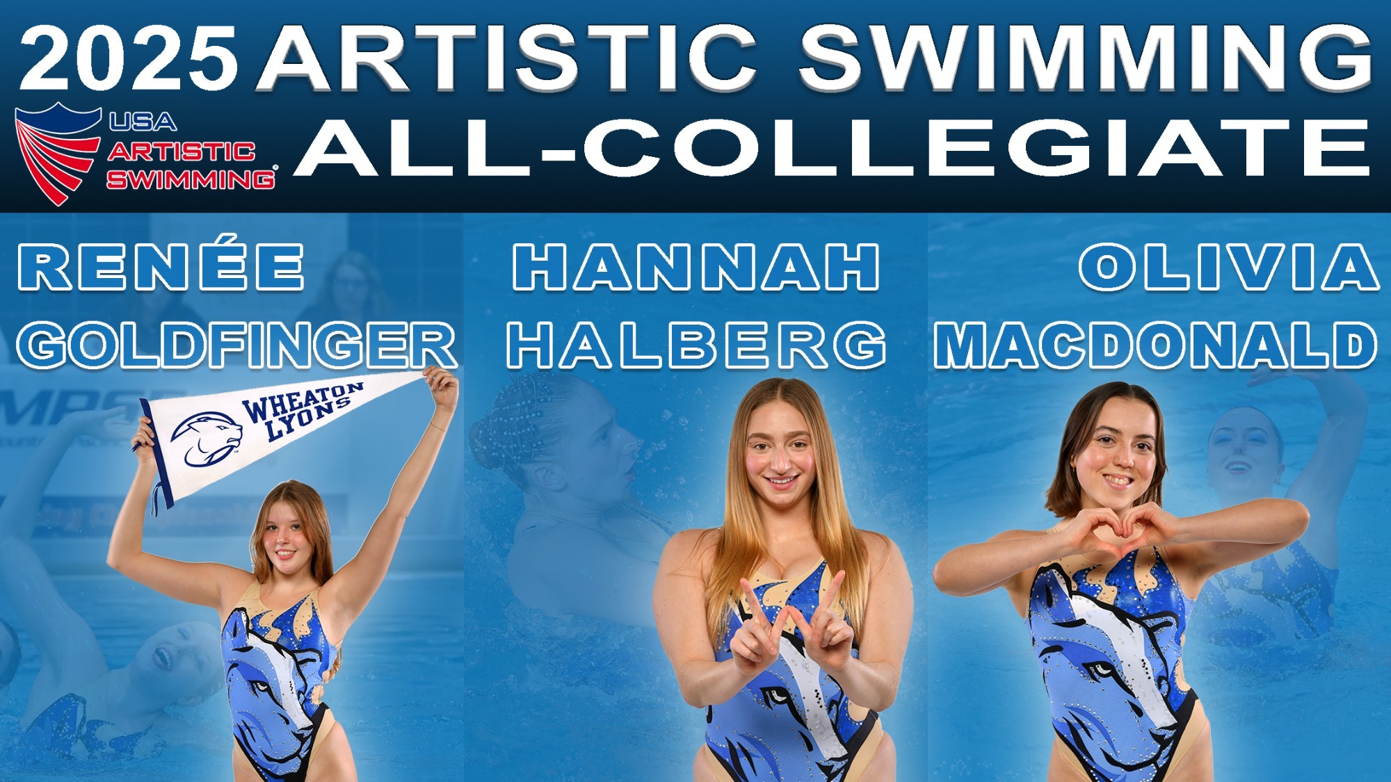 2025 USA Artistic Swimming All-Collegiate graphic