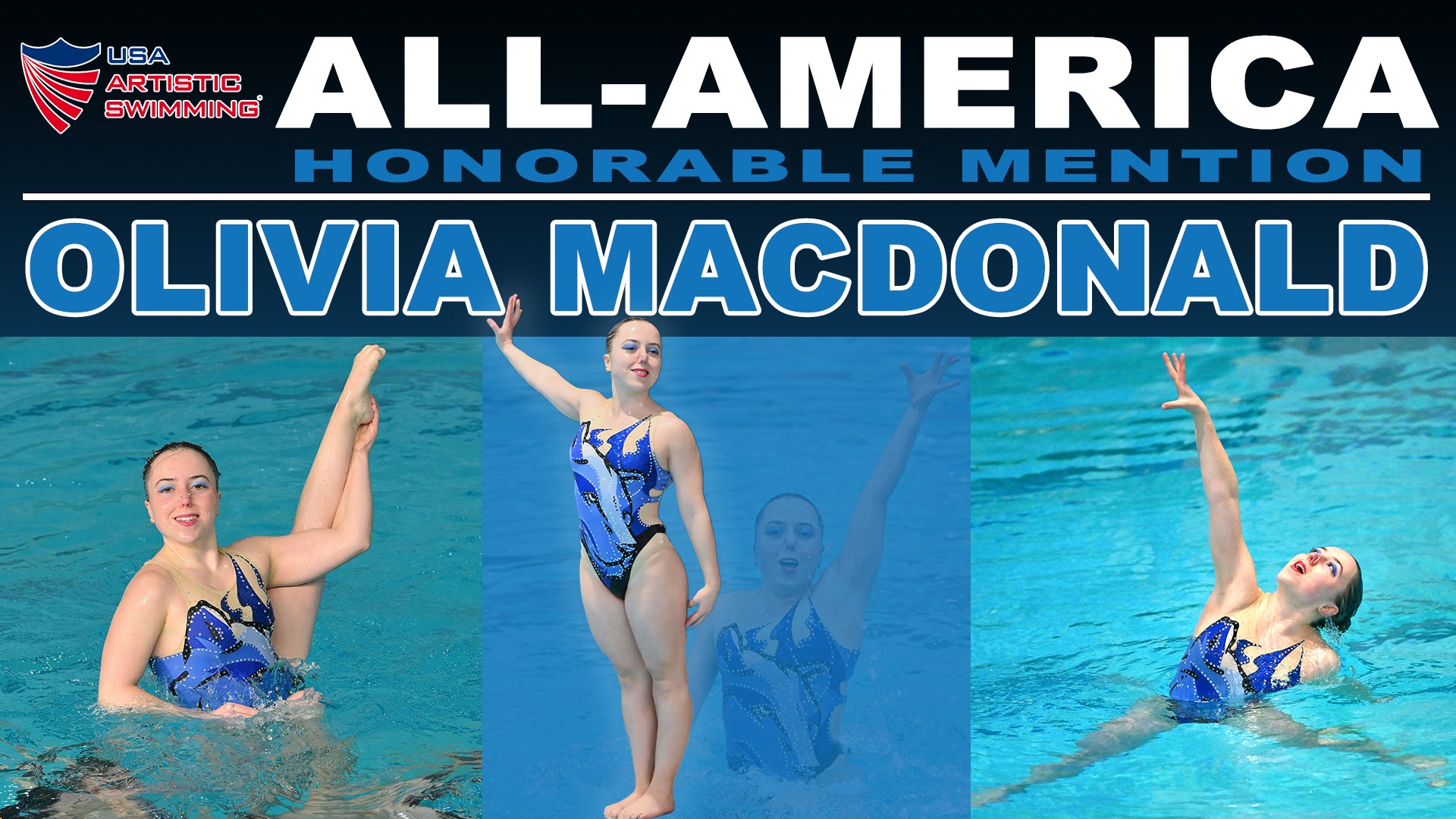 2025 USA Artistic Swimming All-America graphic
