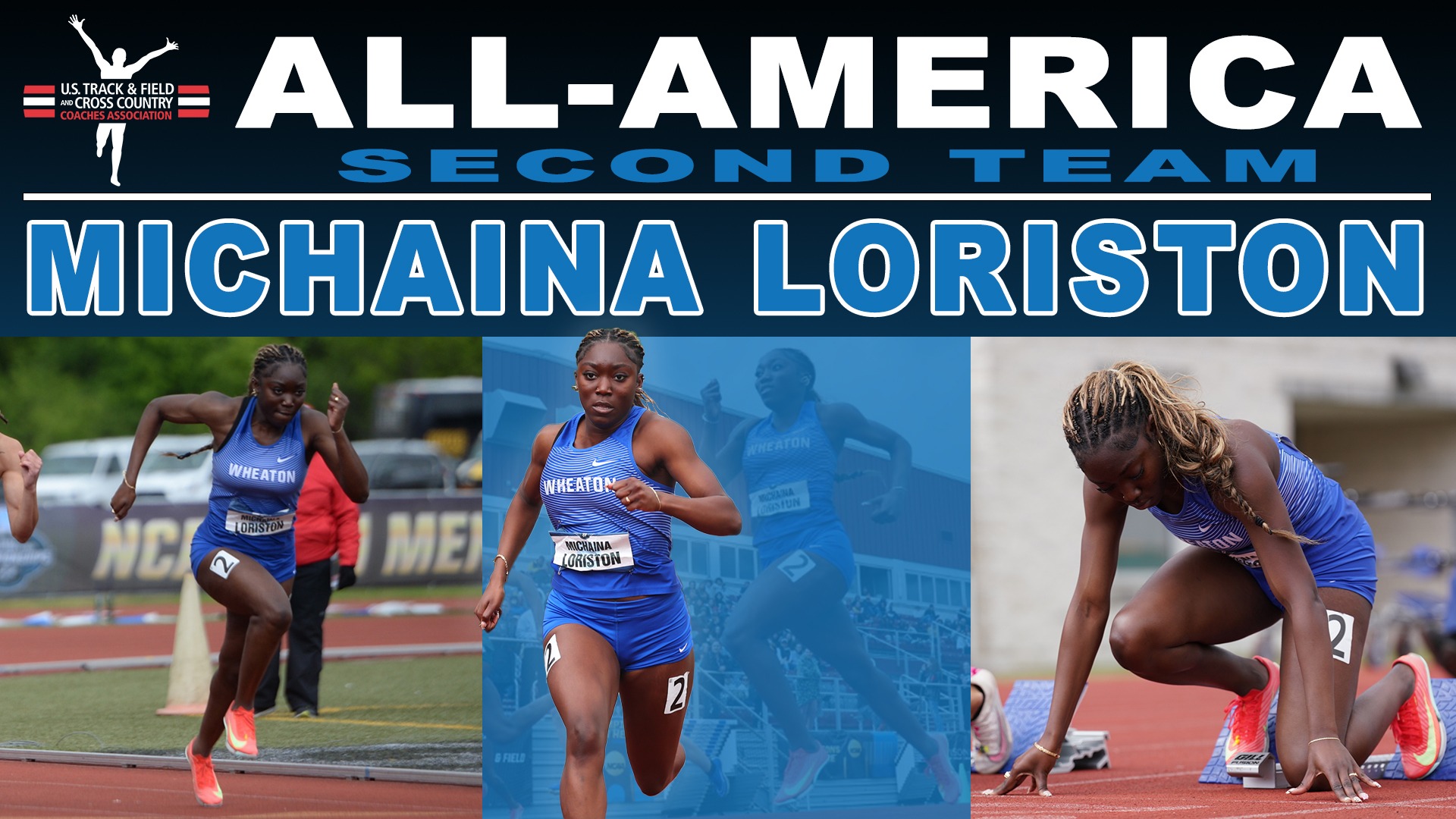 2025 USTFCCCA Women's Track & Field All-America graphic