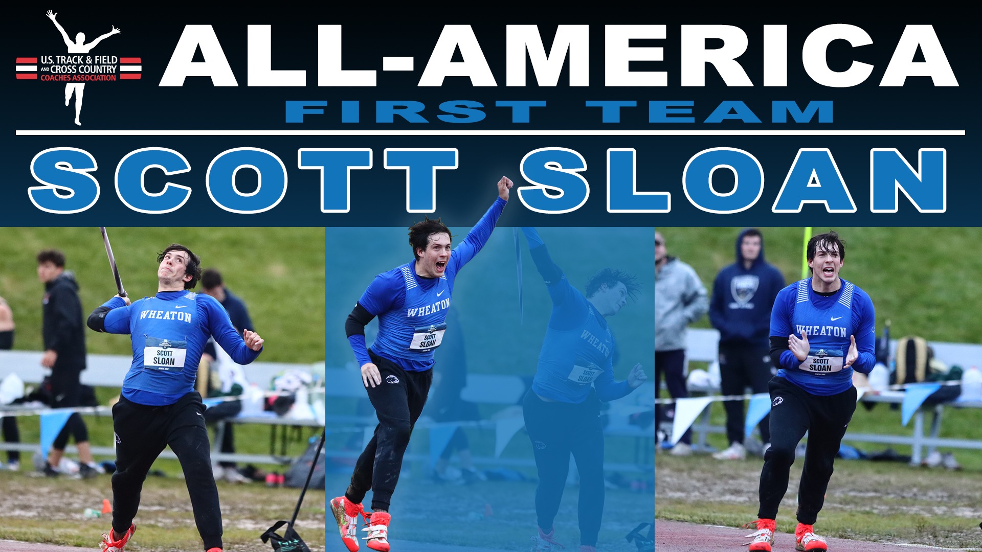 2025 USTFCCCA Men's Outdoor Track & Field All-America graphic