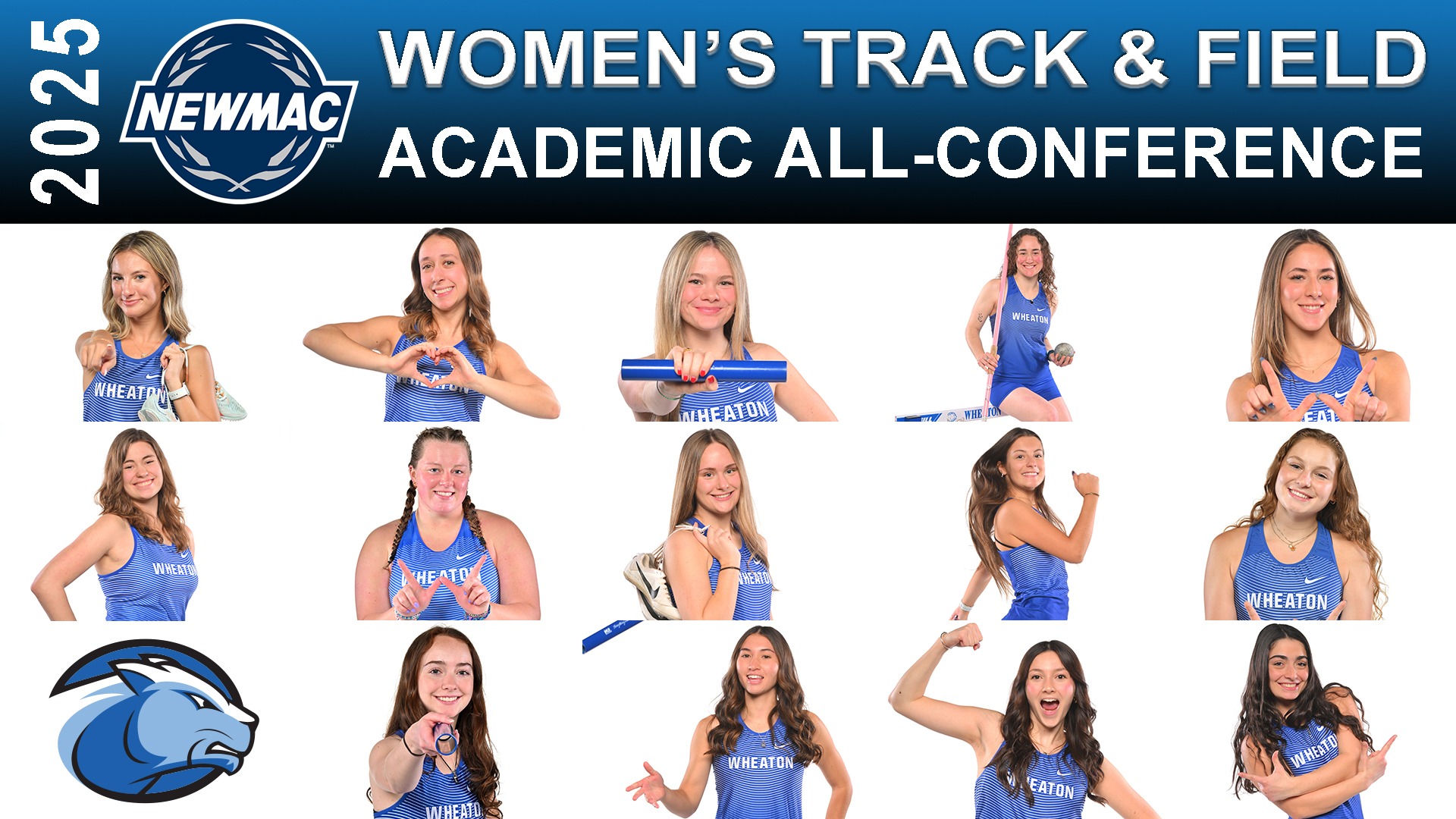 2025 NEWMAC WTF Academic All-Conference graphic