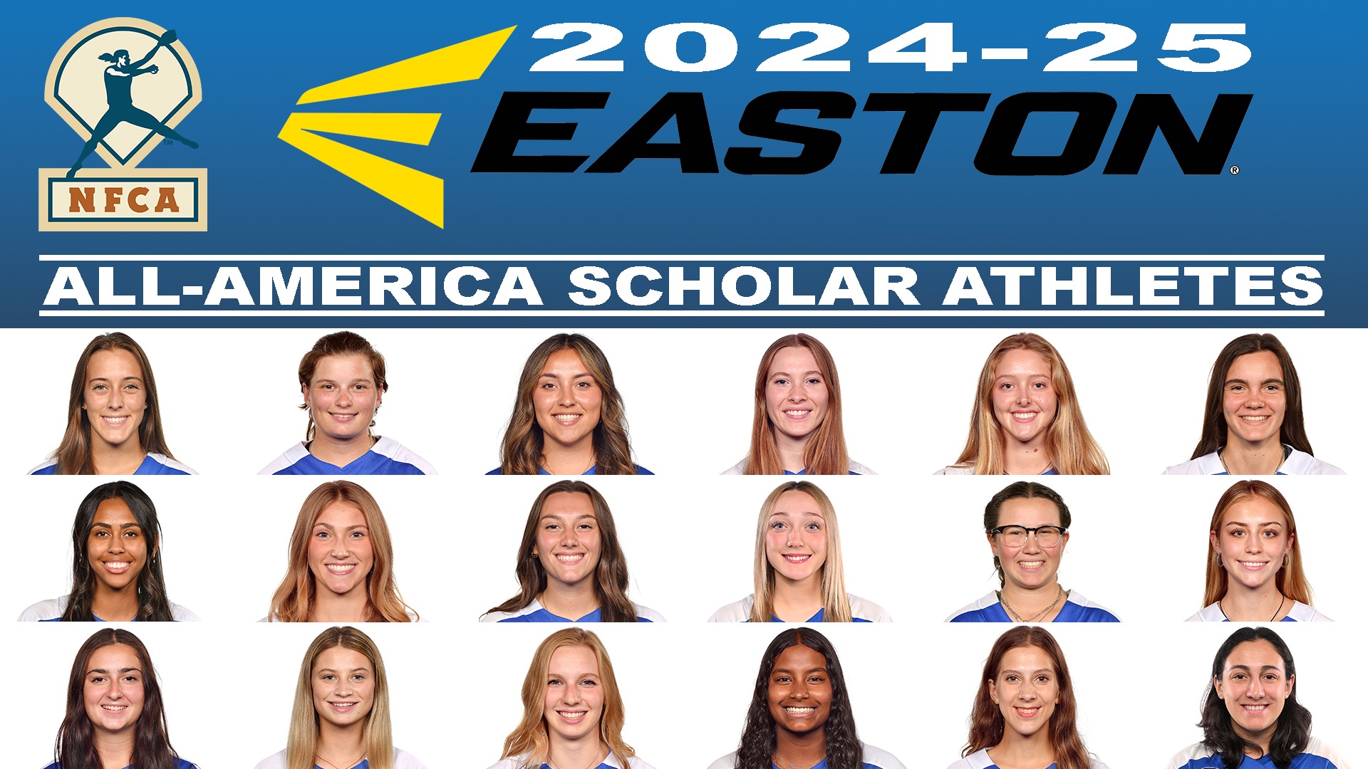 2025 NFCA Academic Team graphic