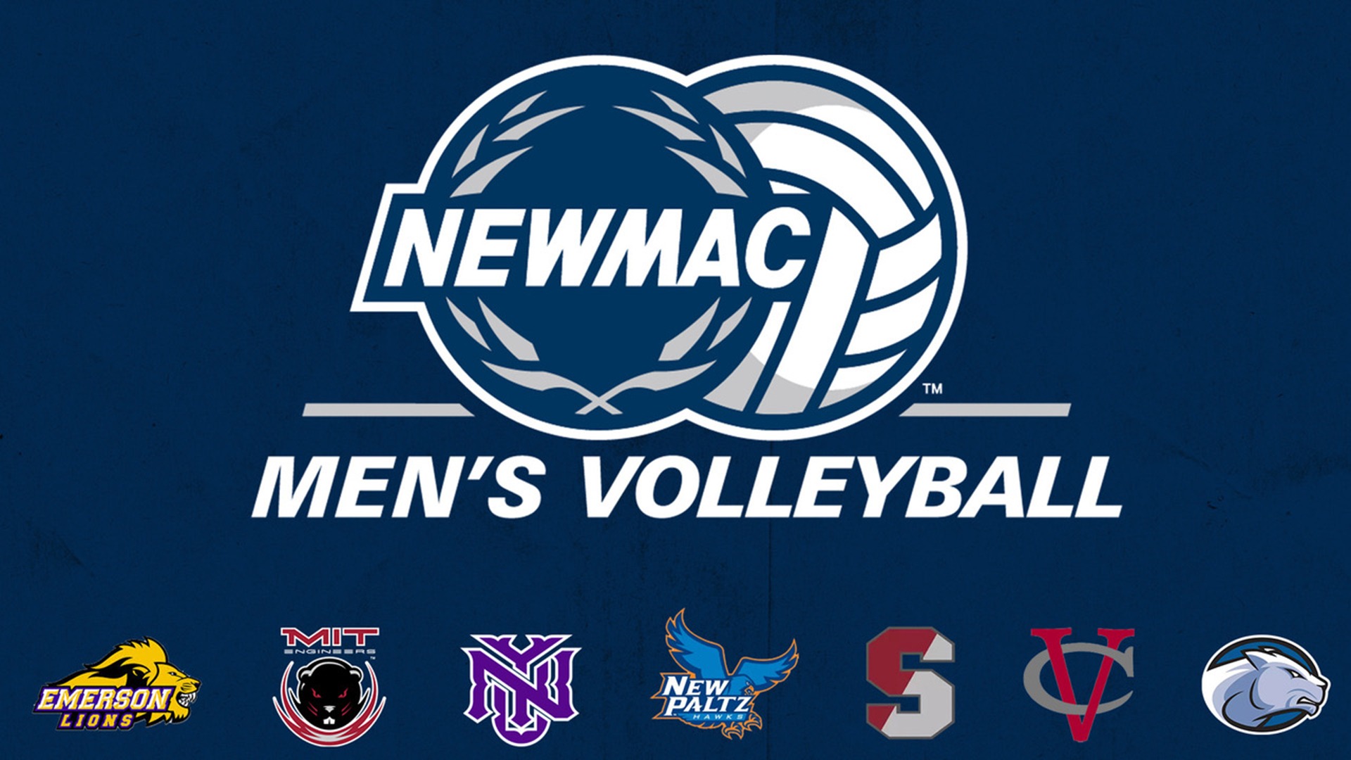 NEWMAC Men's Volleyball graphic
