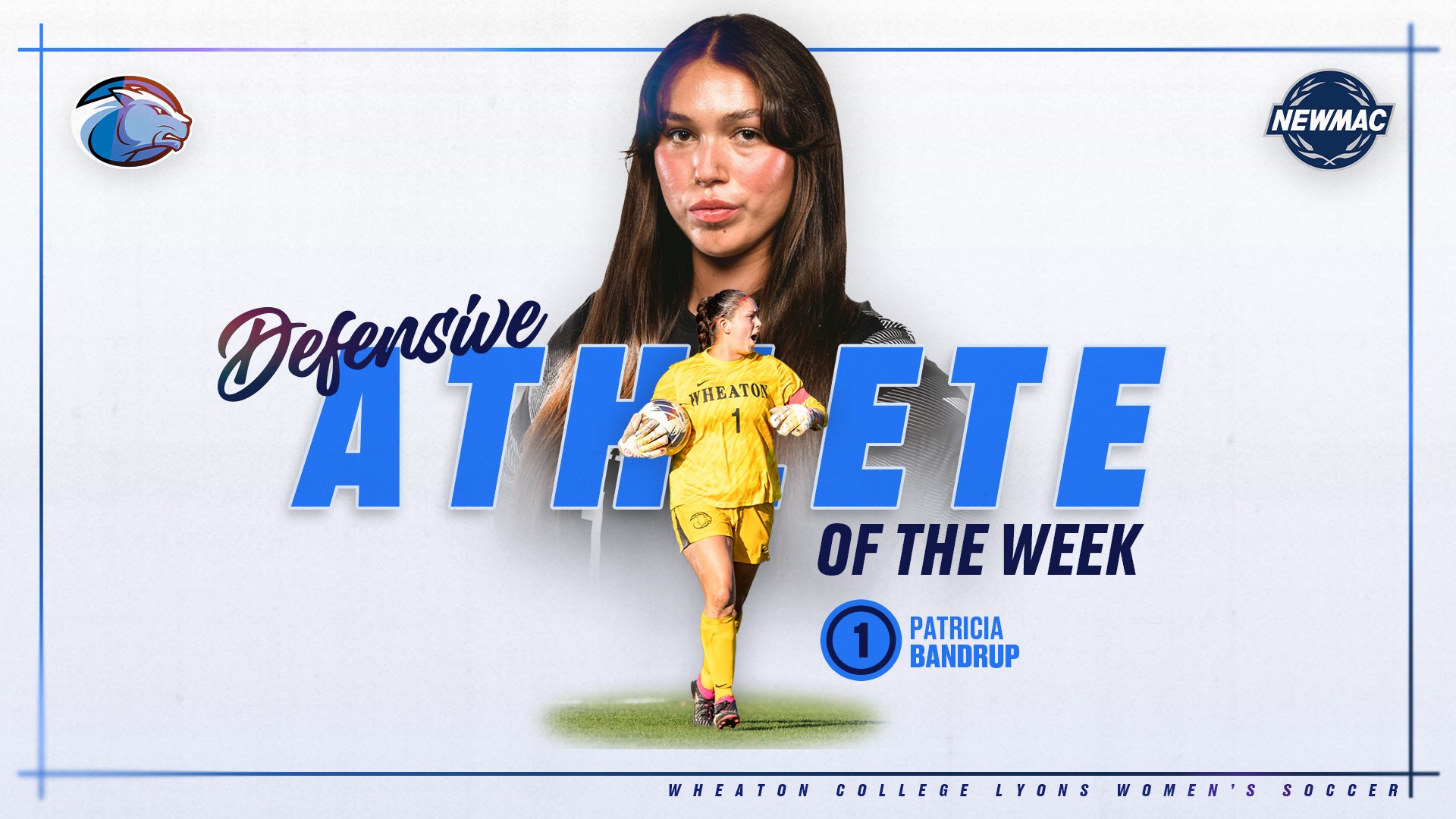 Bandrup, Patricia Women's Soccer Defensive Athlete of the Week 090225