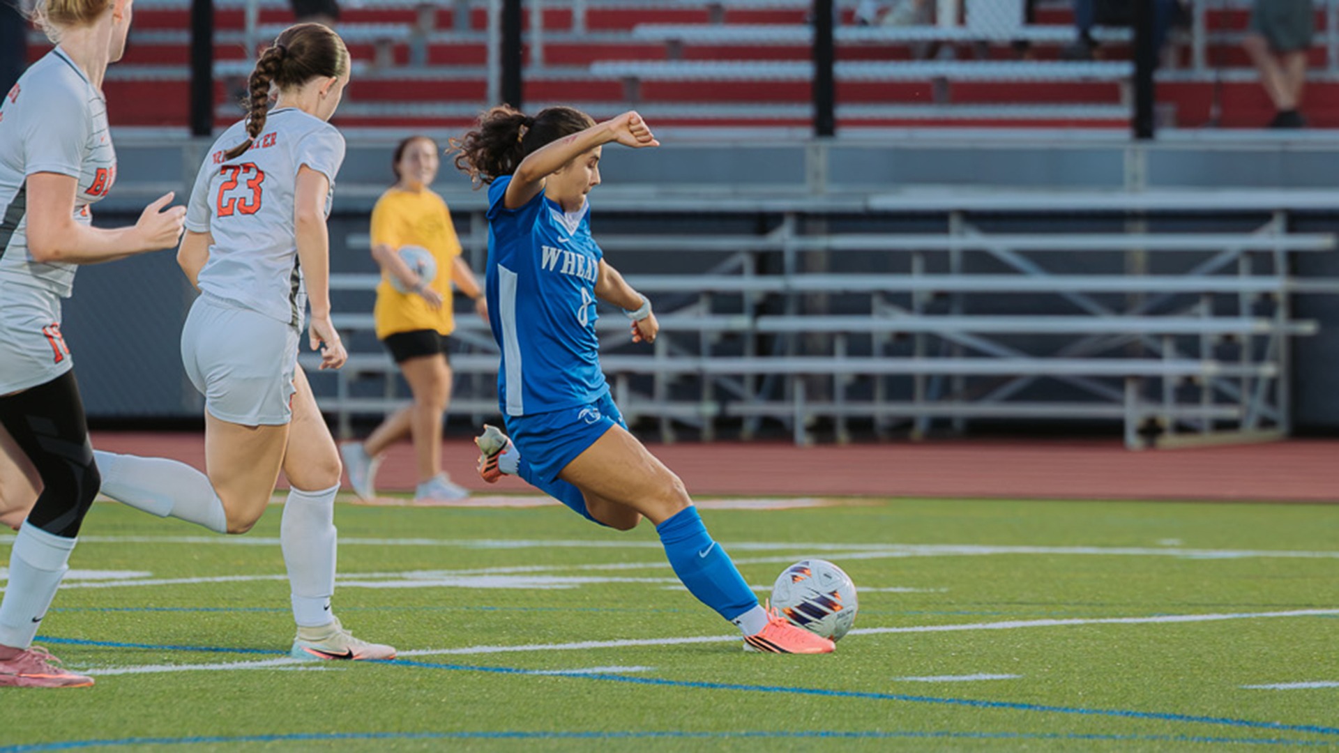Leiva, Camila action at Bridgewater State 2