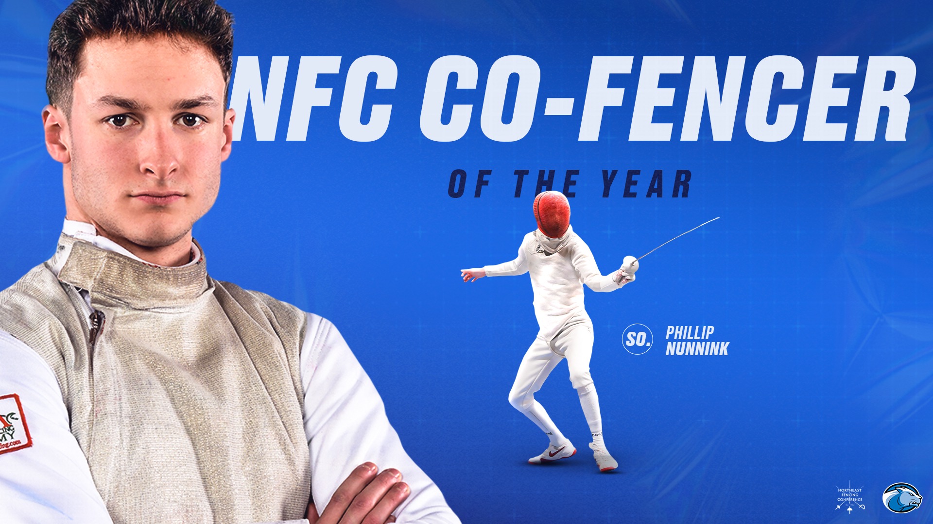 Nunnink, Phillip NFC Co-Fencer of the Year graphic